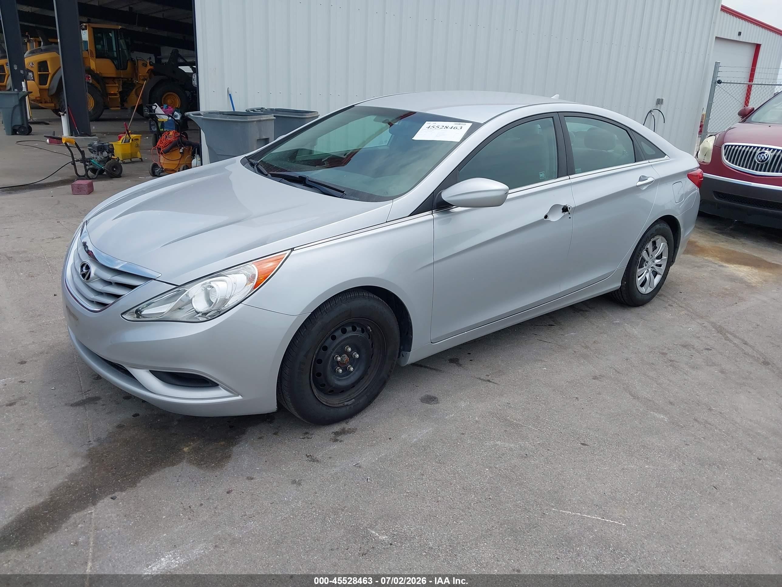 2011 Hyundai Sonata Gls Серебряный vin: 5NPEB4AC2BH010857