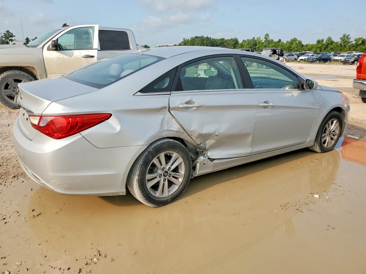 2011 Hyundai Sonata Gls Silver vin: 5NPEB4AC2BH015850