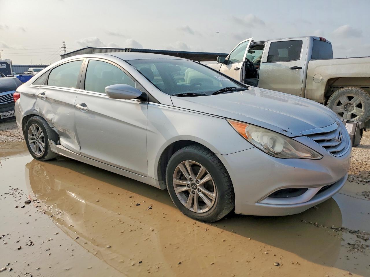 2011 Hyundai Sonata Gls Silver vin: 5NPEB4AC2BH015850