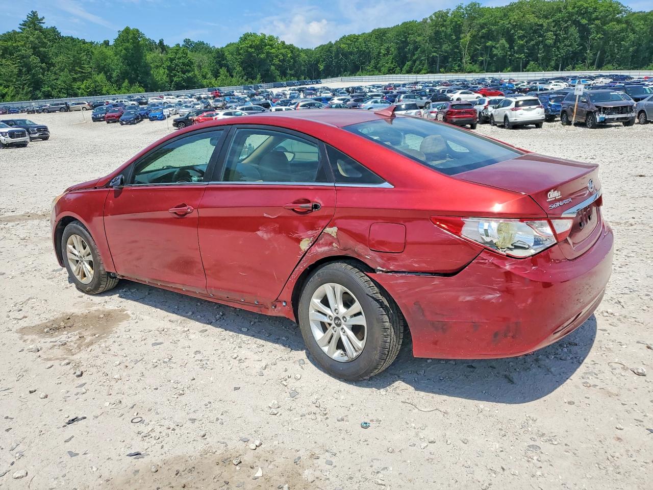 2011 Hyundai Sonata Gls Красный vin: 5NPEB4AC2BH022166