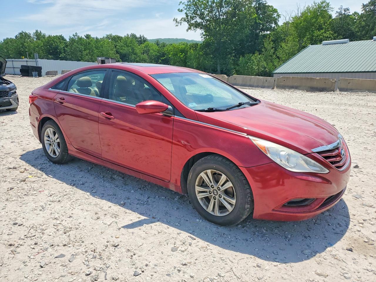 2011 Hyundai Sonata Gls Красный vin: 5NPEB4AC2BH022166