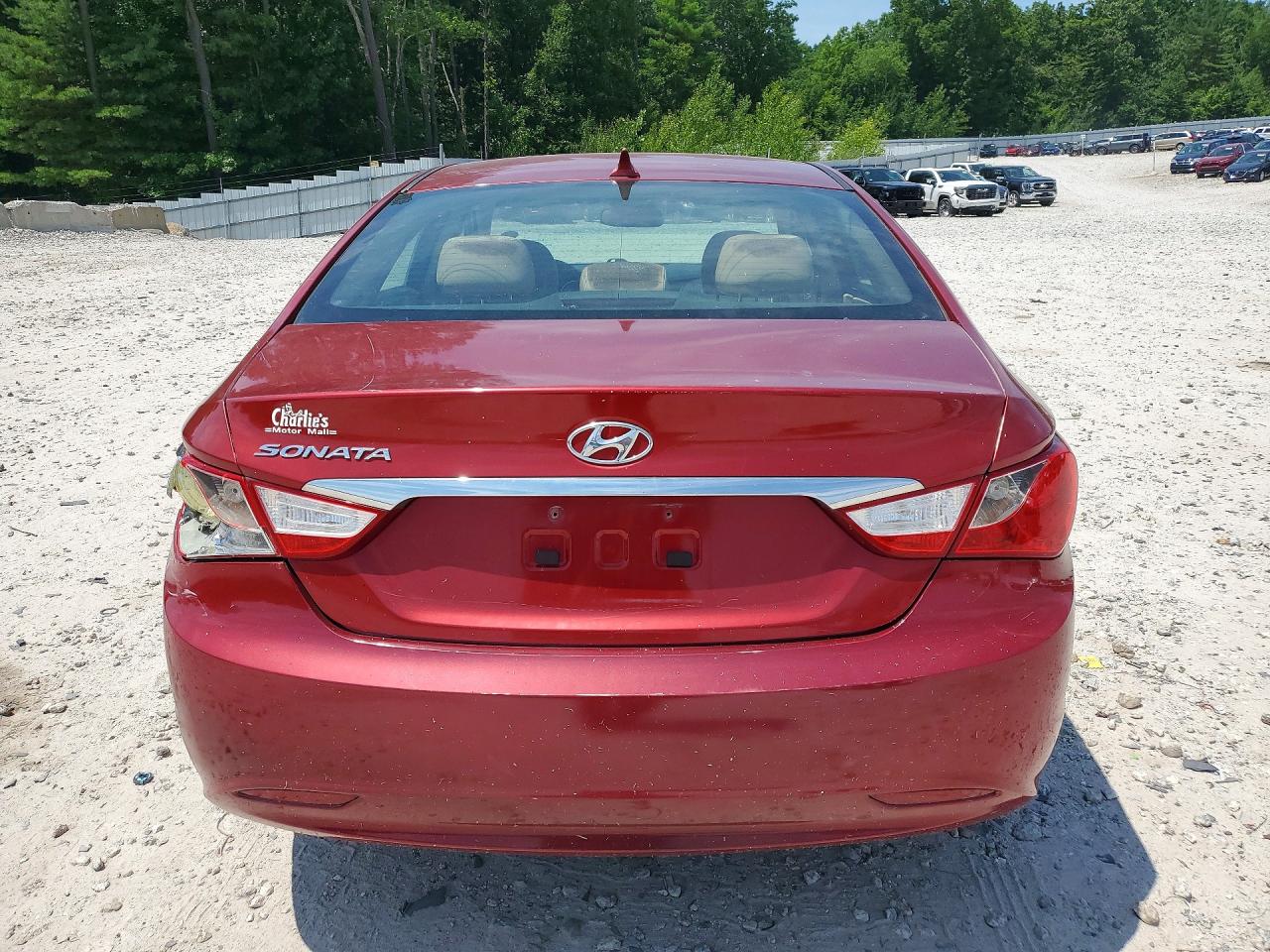 2011 Hyundai Sonata Gls Красный vin: 5NPEB4AC2BH022166
