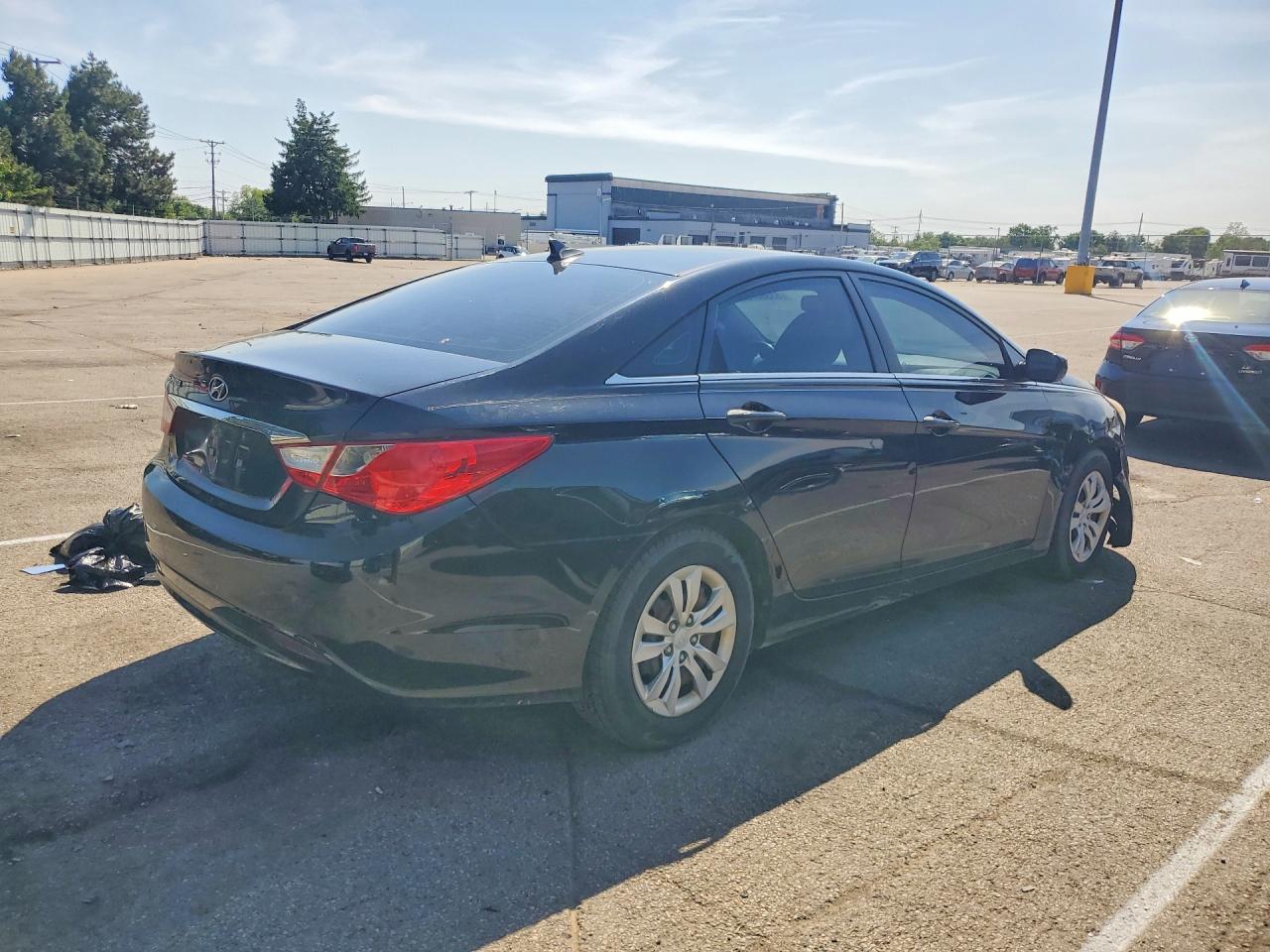 2011 Hyundai Sonata Gls Black vin: 5NPEB4AC2BH029716