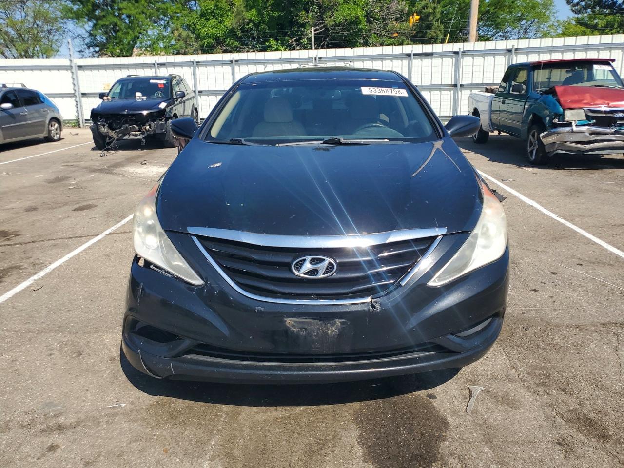 2011 Hyundai Sonata Gls Black vin: 5NPEB4AC2BH029716