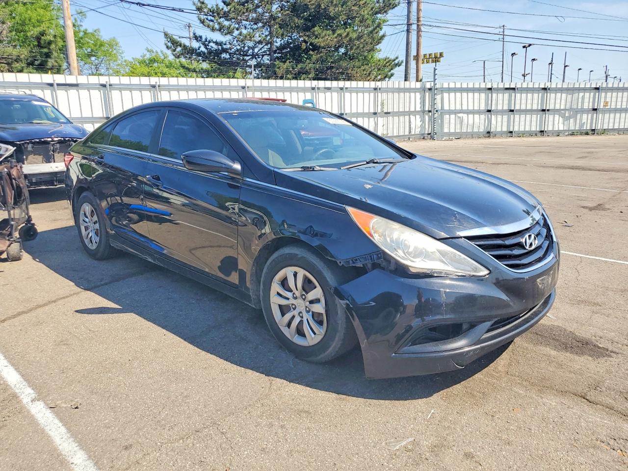 2011 Hyundai Sonata Gls Black vin: 5NPEB4AC2BH029716