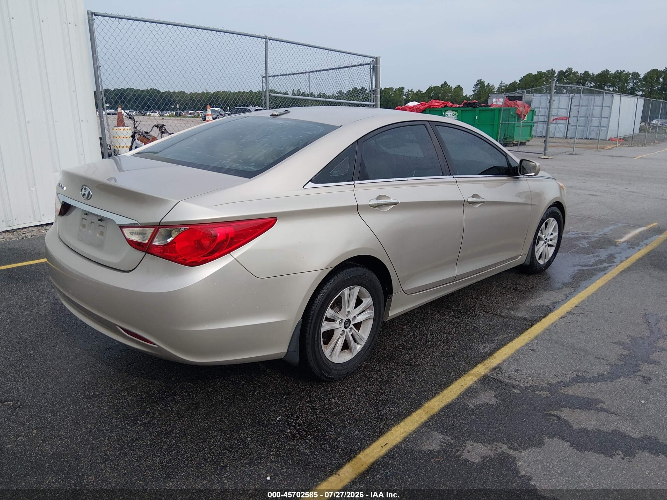 2011 Hyundai Sonata Gls Beige vin: 5NPEB4AC2BH036388