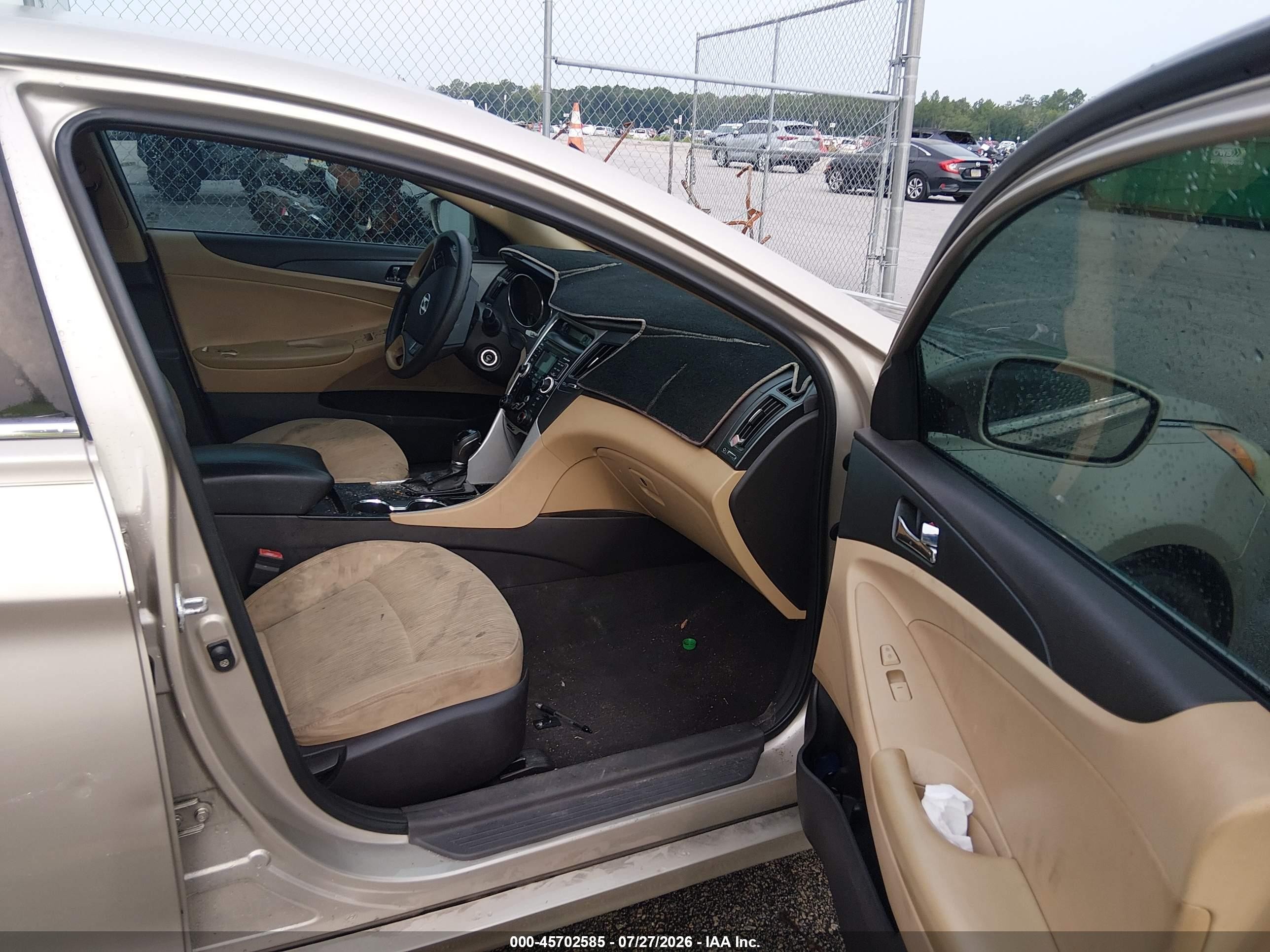 2011 Hyundai Sonata Gls Beige vin: 5NPEB4AC2BH036388