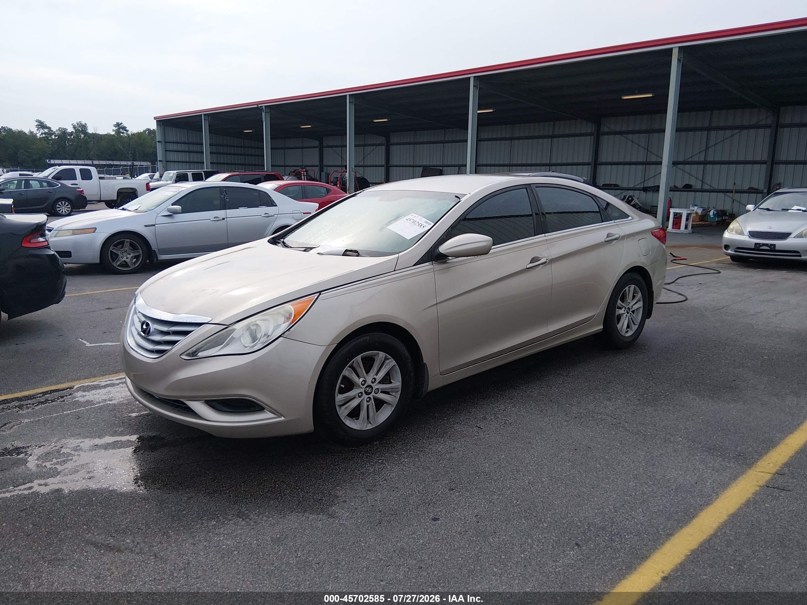2011 Hyundai Sonata Gls Beige vin: 5NPEB4AC2BH036388