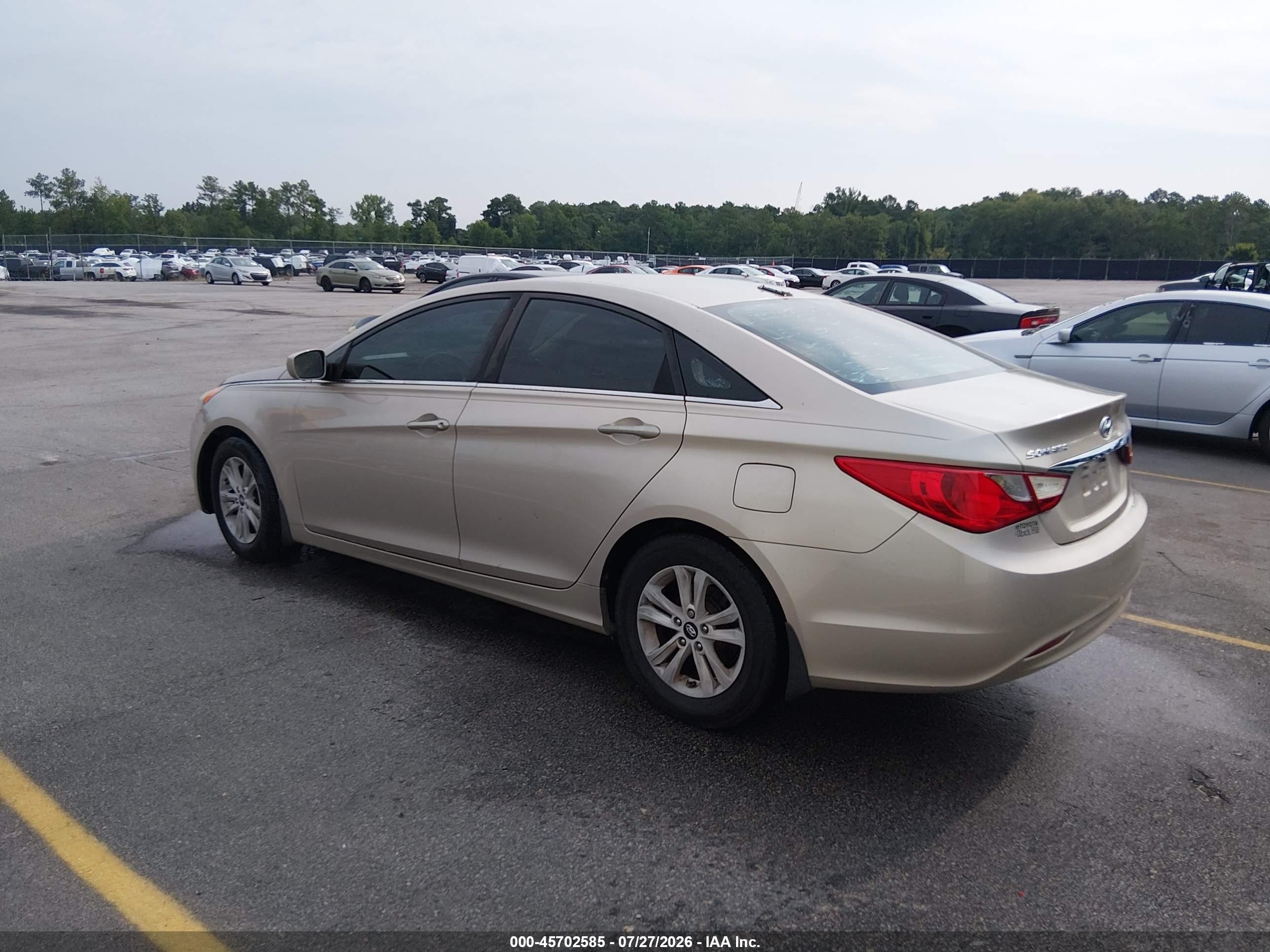 2011 Hyundai Sonata Gls Beige vin: 5NPEB4AC2BH036388