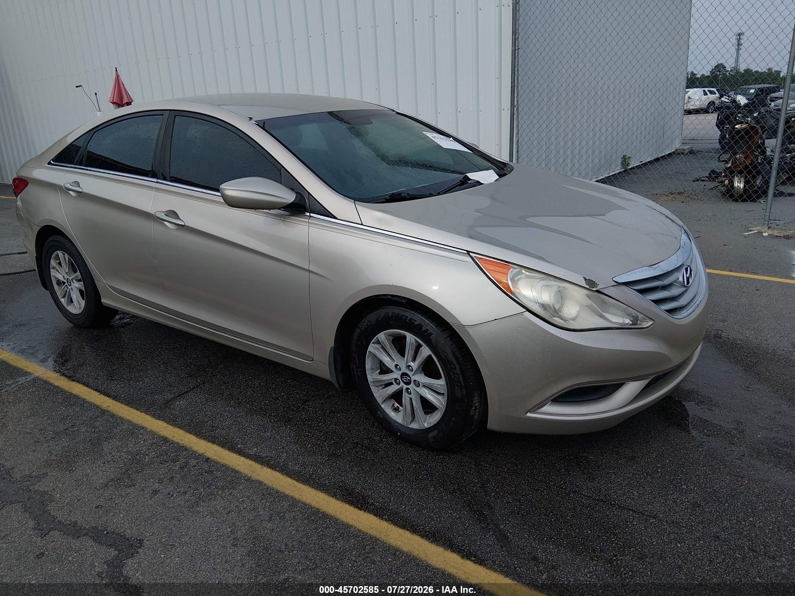 2011 Hyundai Sonata Gls Beige vin: 5NPEB4AC2BH036388