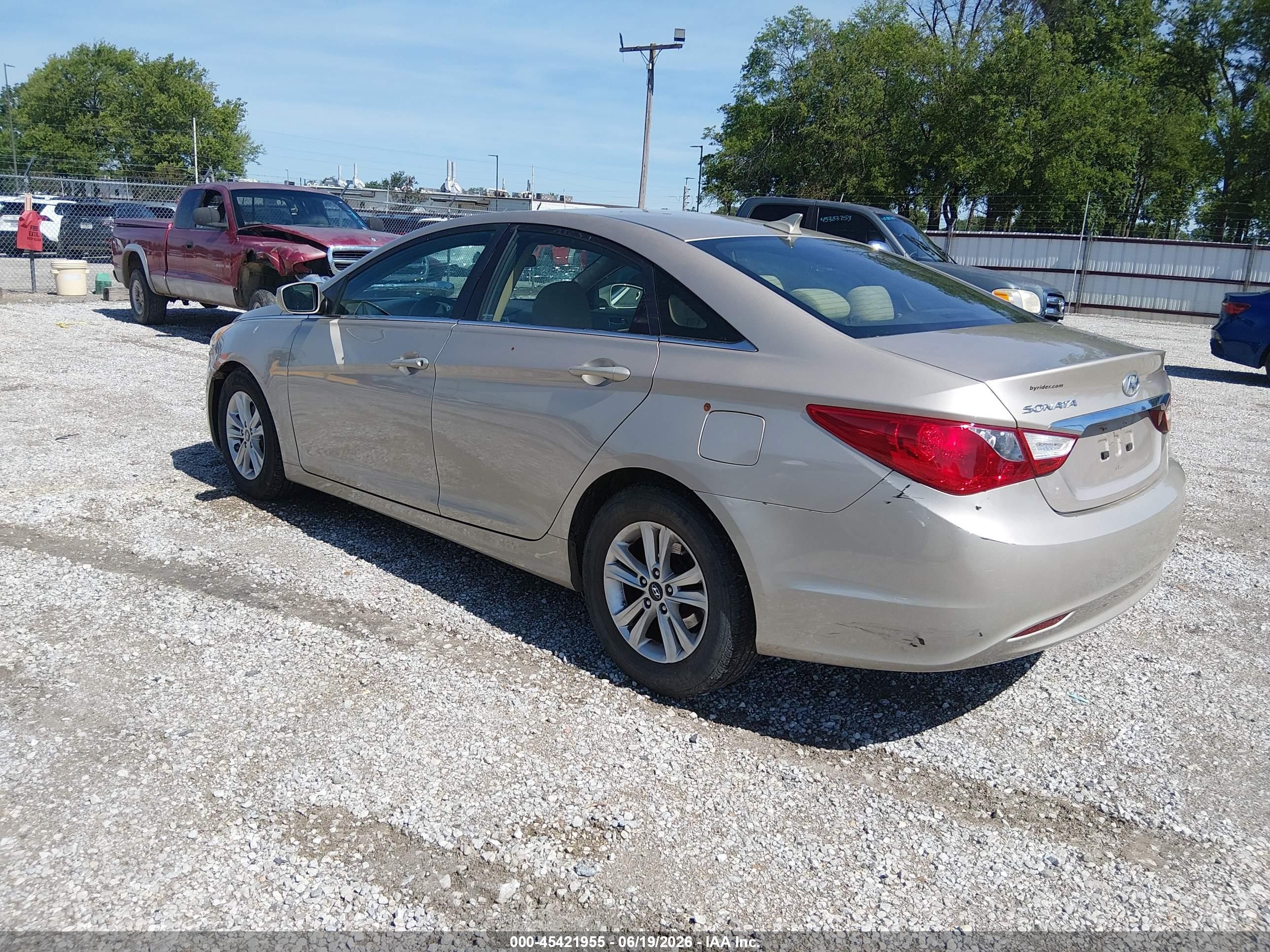 2011 Hyundai Sonata Gls Gold vin: 5NPEB4AC2BH049948