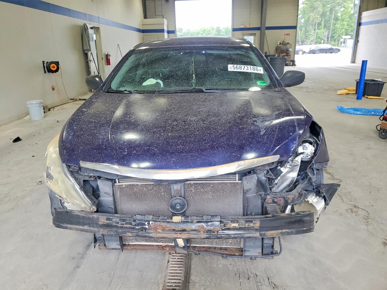 2011 Hyundai Sonata Gls Blue vin: 5NPEB4AC2BH054339