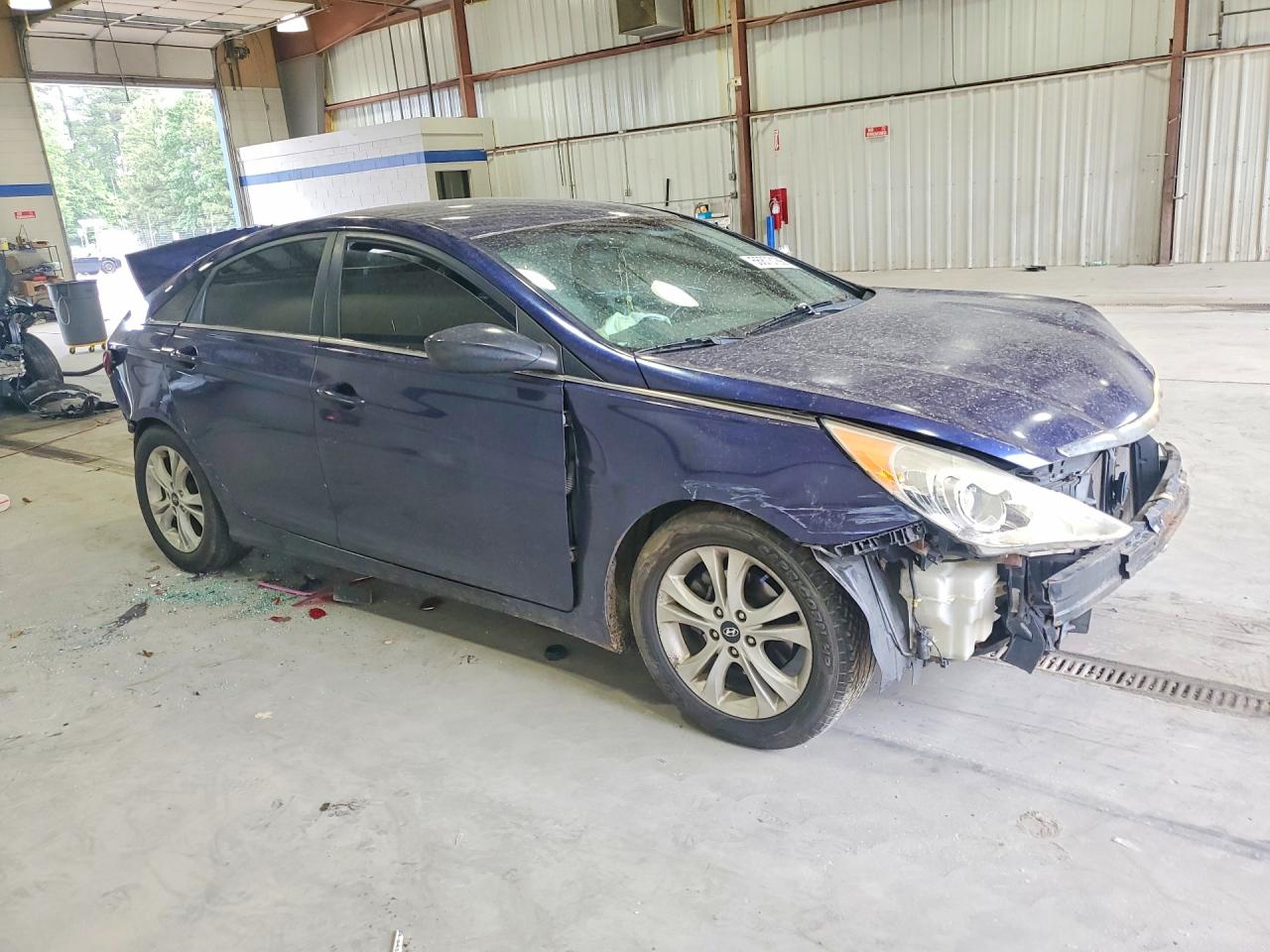 2011 Hyundai Sonata Gls Blue vin: 5NPEB4AC2BH054339