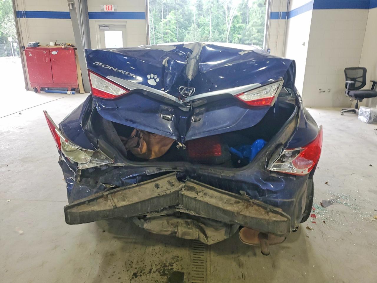 2011 Hyundai Sonata Gls Blue vin: 5NPEB4AC2BH054339