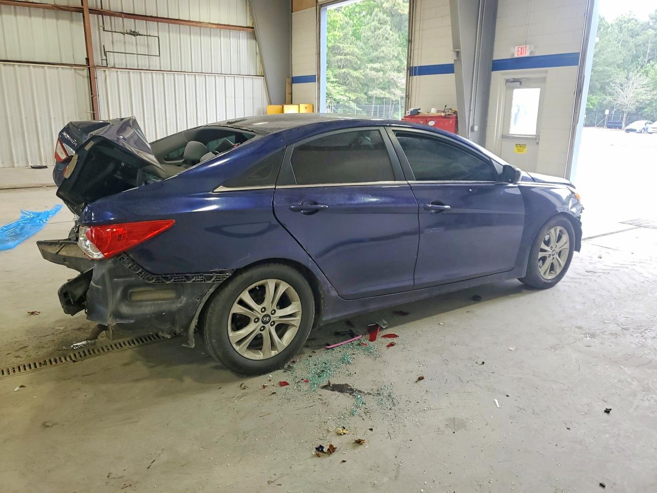 2011 Hyundai Sonata Gls Blue vin: 5NPEB4AC2BH054339