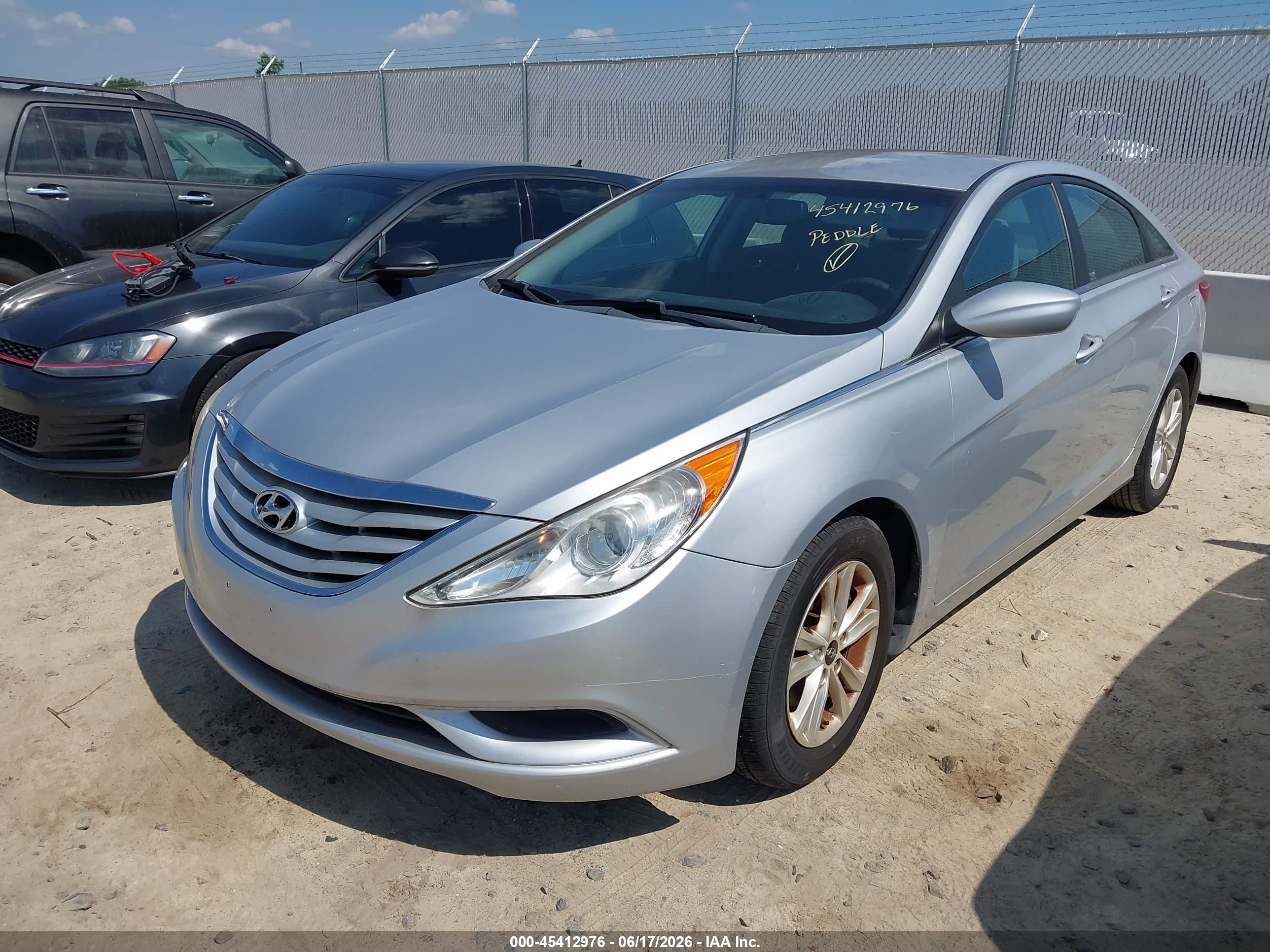 2011 Hyundai Sonata Gls Gray vin: 5NPEB4AC2BH057631