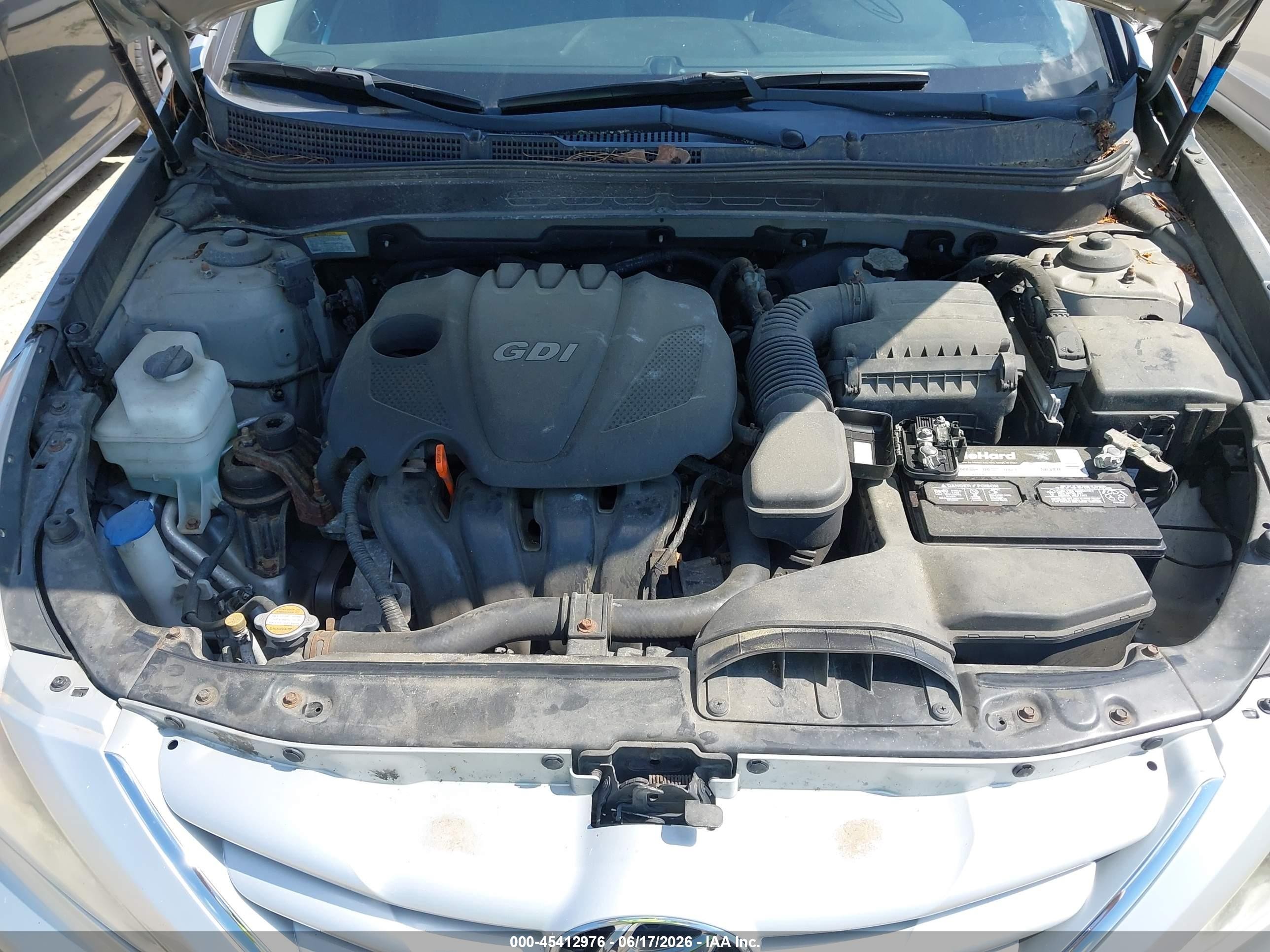 2011 Hyundai Sonata Gls Gray vin: 5NPEB4AC2BH057631
