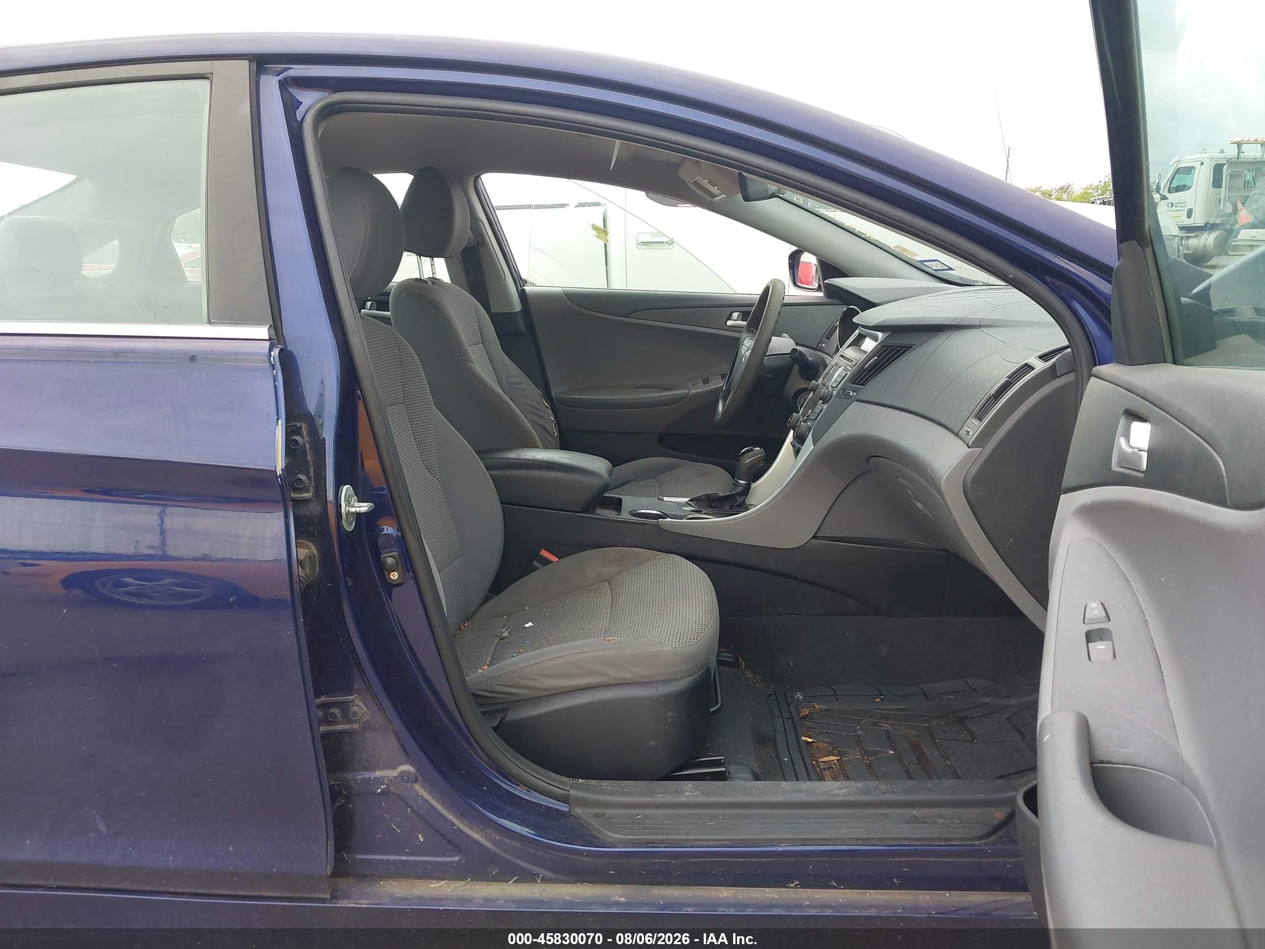2011 Hyundai Sonata Gls Blue vin: 5NPEB4AC2BH071156