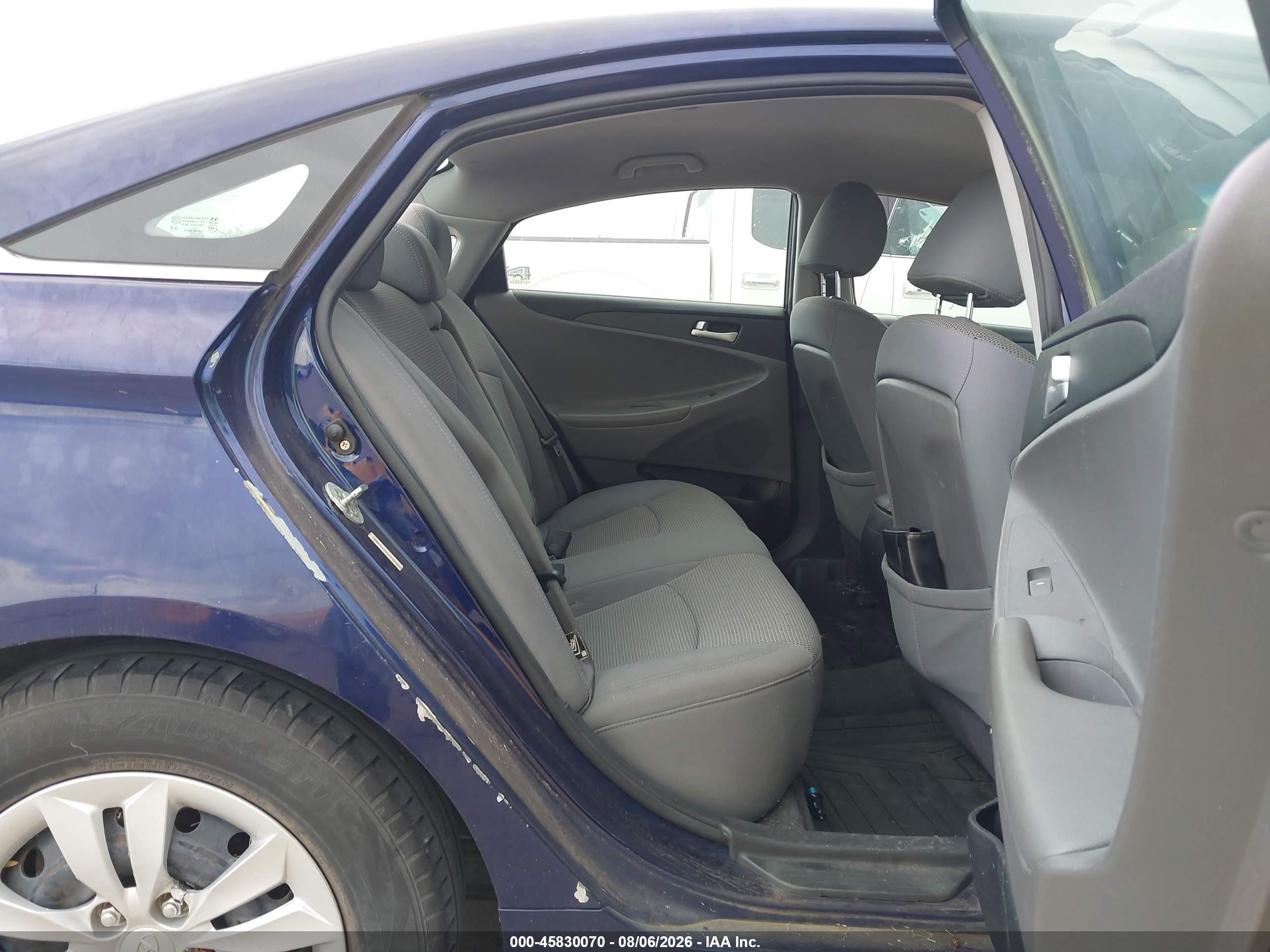 2011 Hyundai Sonata Gls Blue vin: 5NPEB4AC2BH071156