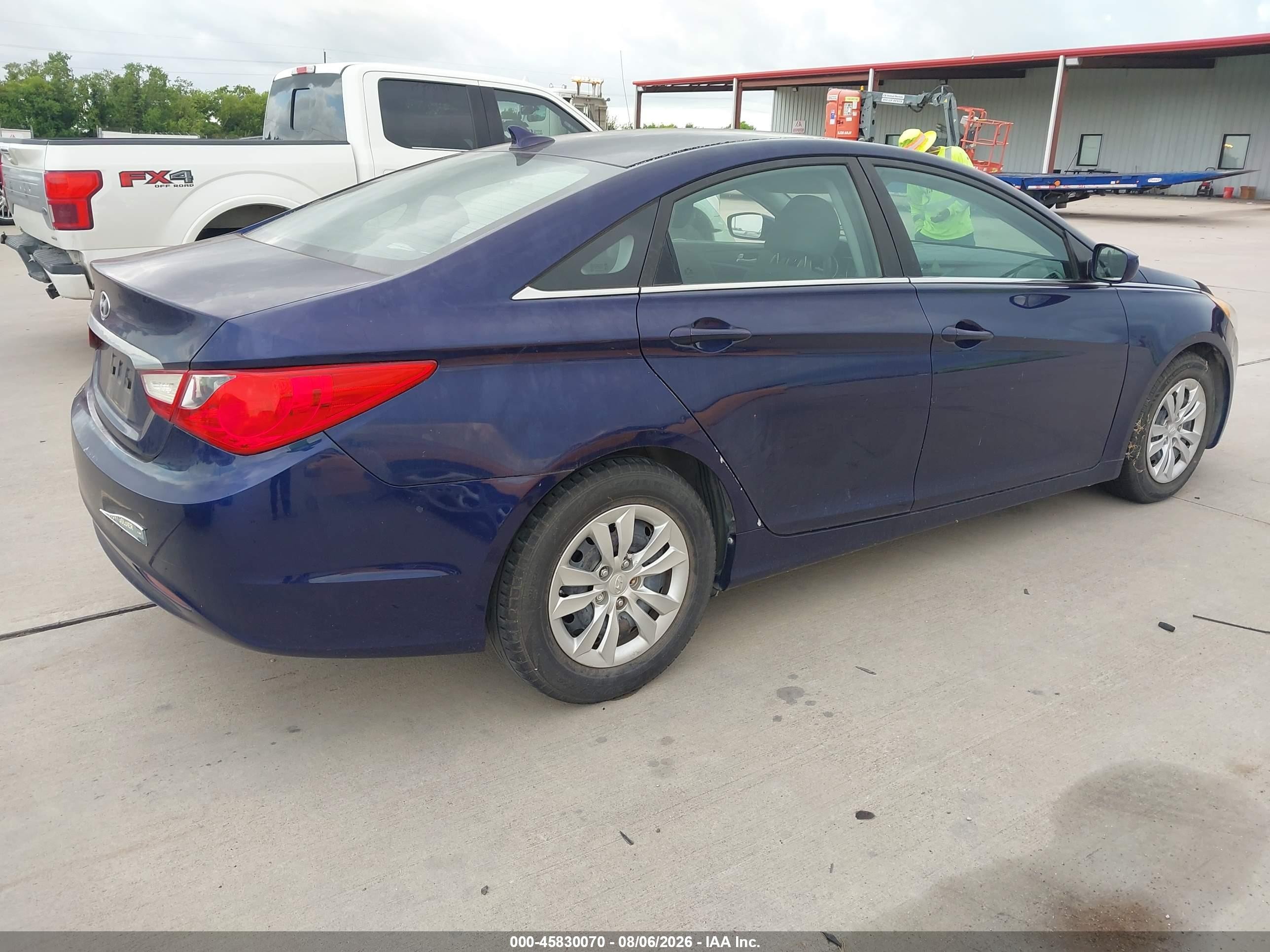 2011 Hyundai Sonata Gls Blue vin: 5NPEB4AC2BH071156