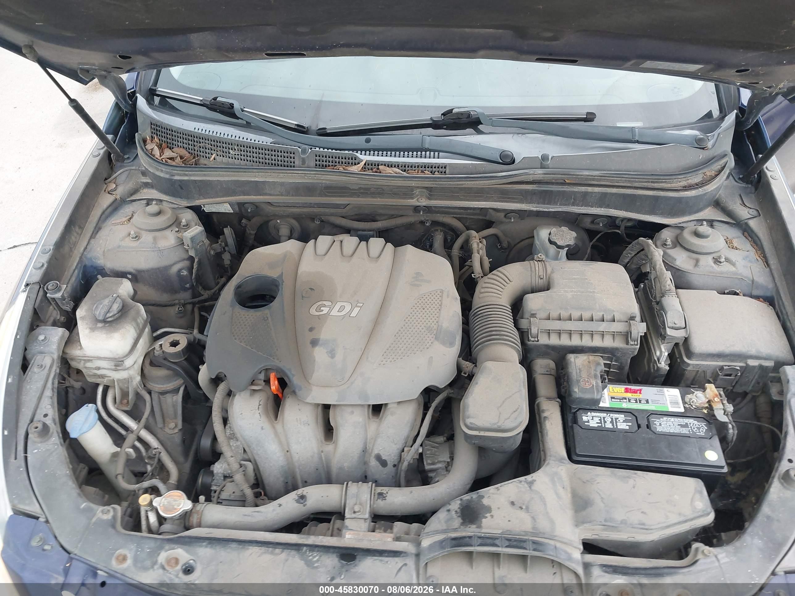 2011 Hyundai Sonata Gls Blue vin: 5NPEB4AC2BH071156