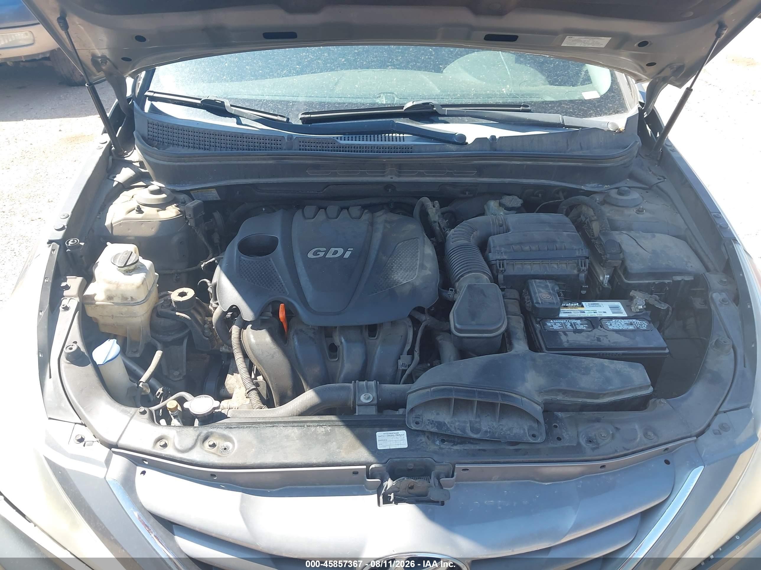 2011 Hyundai Sonata Gls Gray vin: 5NPEB4AC2BH076096