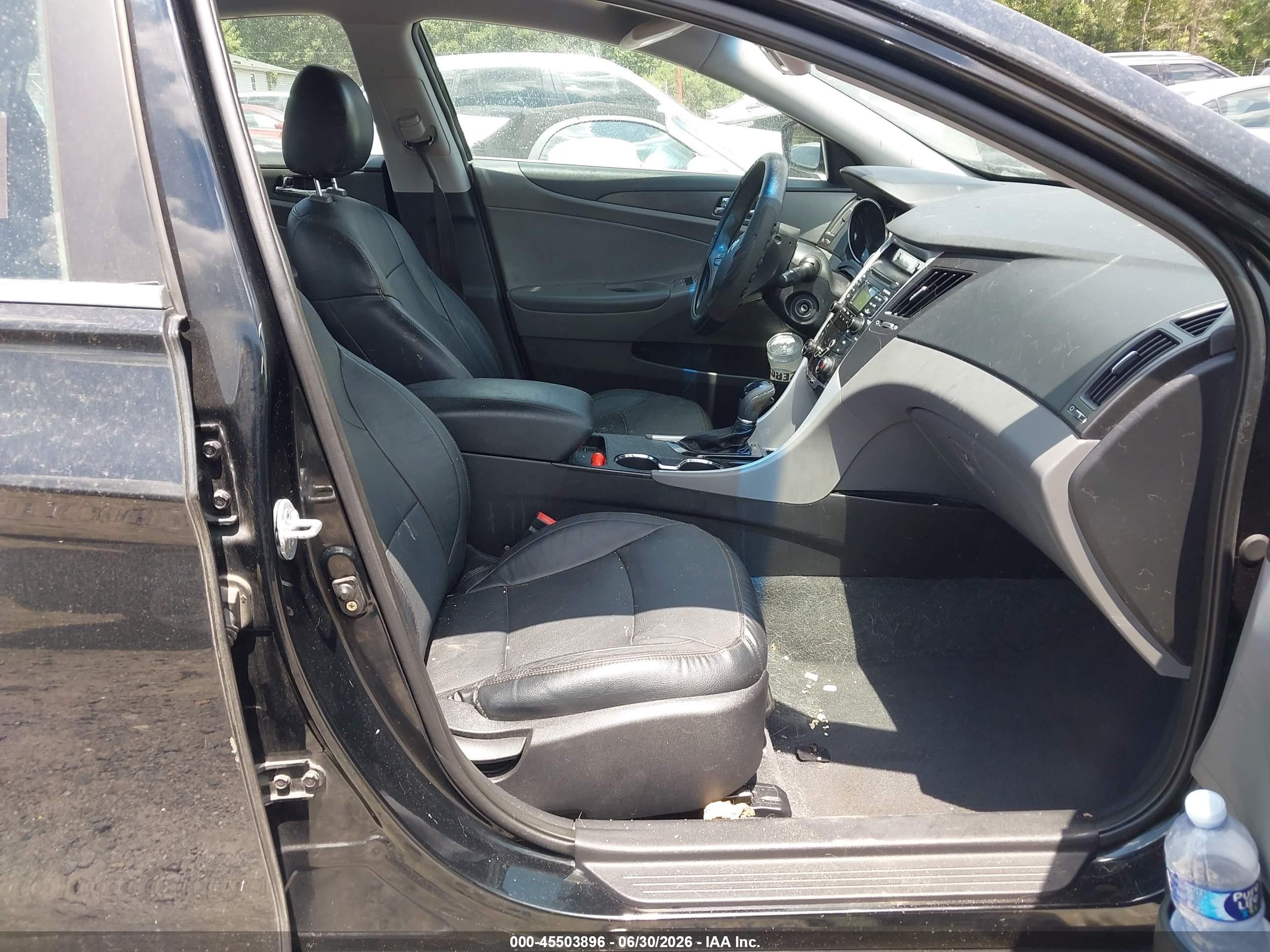 2011 Hyundai Sonata Gls Black vin: 5NPEB4AC2BH086126