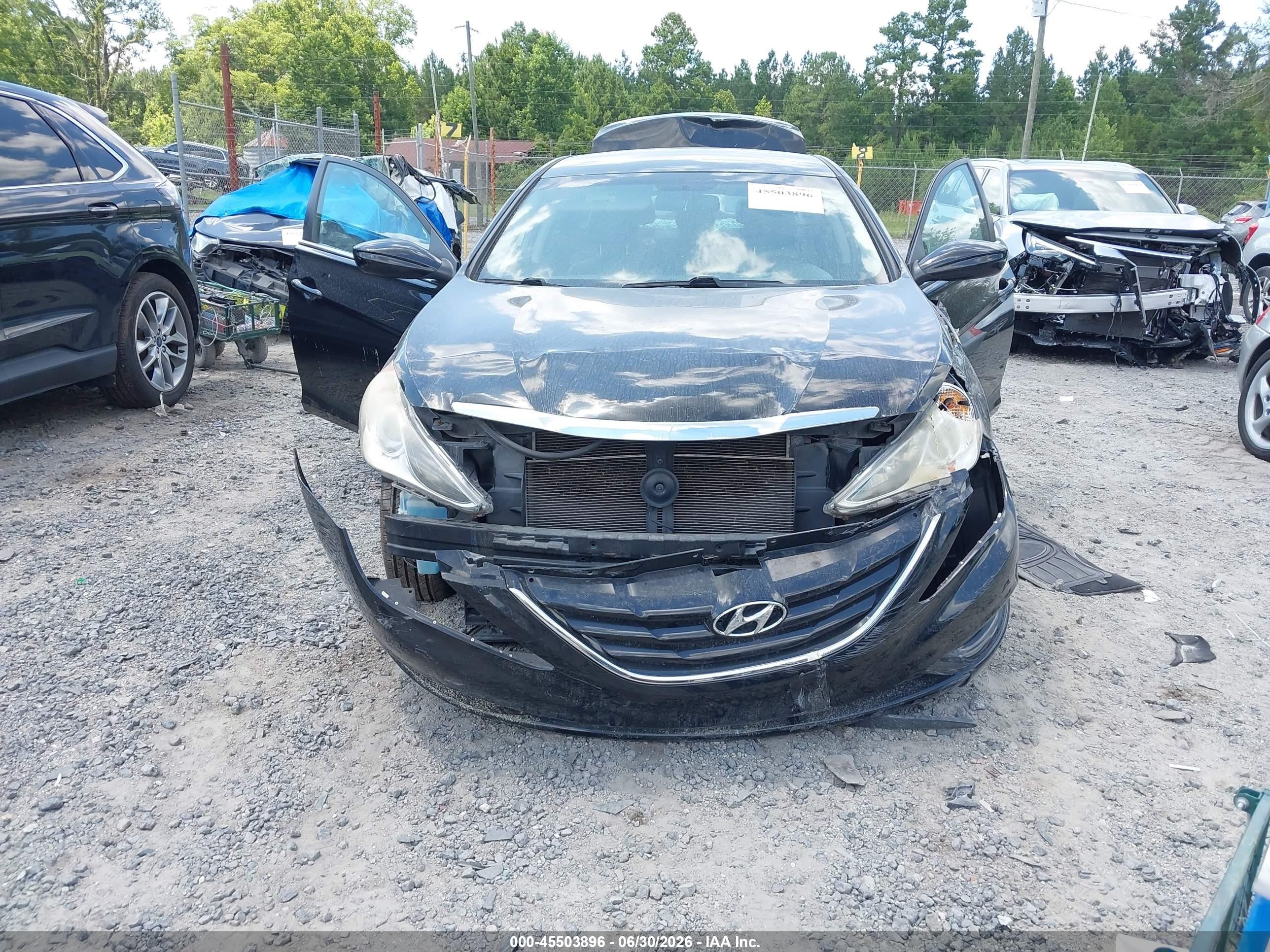 2011 Hyundai Sonata Gls Black vin: 5NPEB4AC2BH086126