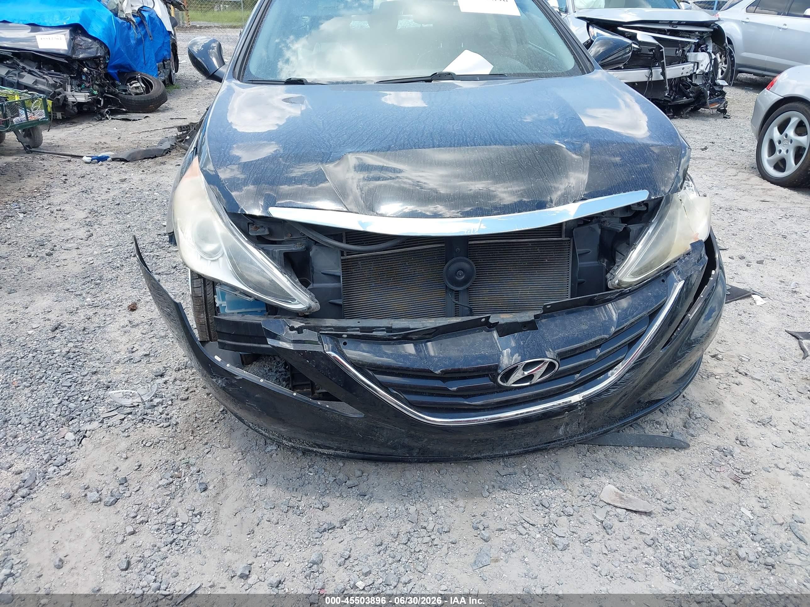 2011 Hyundai Sonata Gls Black vin: 5NPEB4AC2BH086126