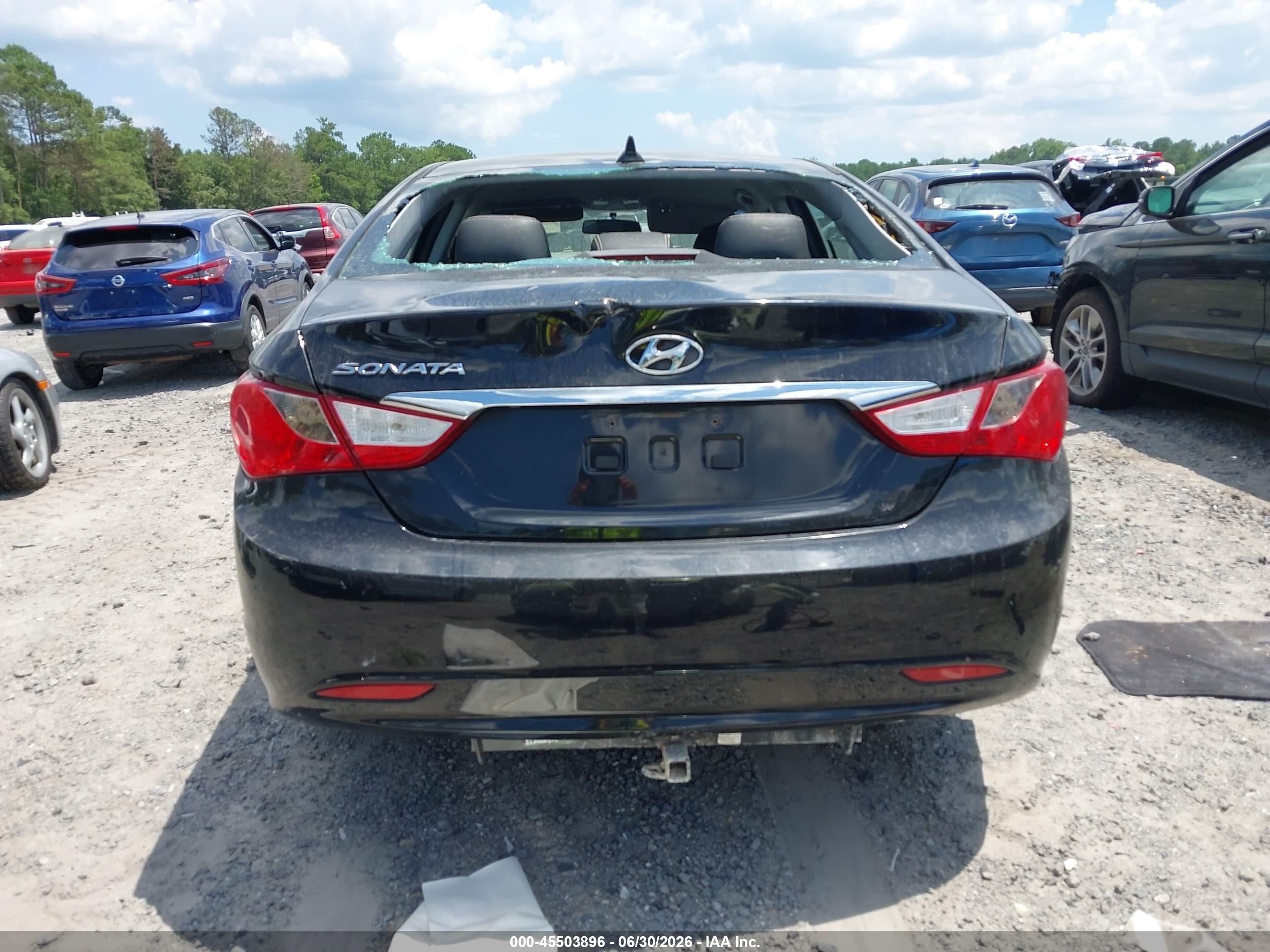 2011 Hyundai Sonata Gls Black vin: 5NPEB4AC2BH086126
