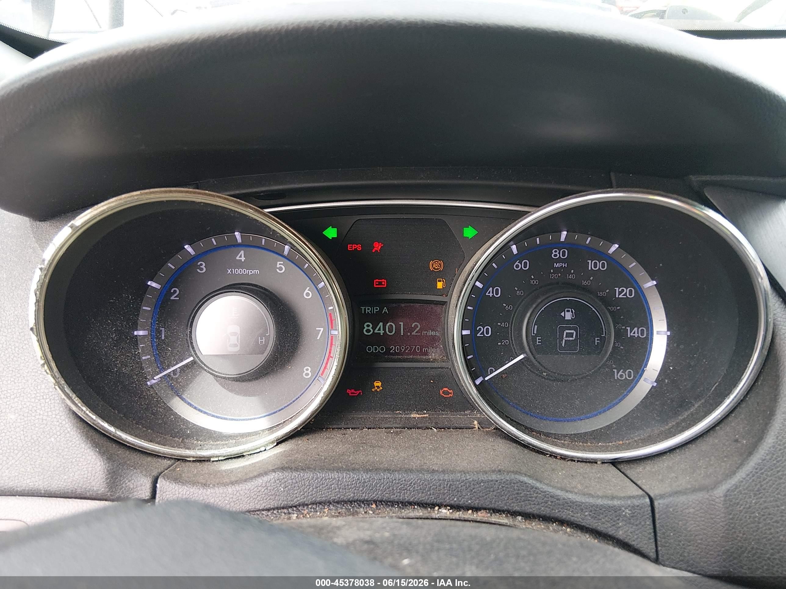 2011 Hyundai Sonata Gls Серый vin: 5NPEB4AC2BH093884