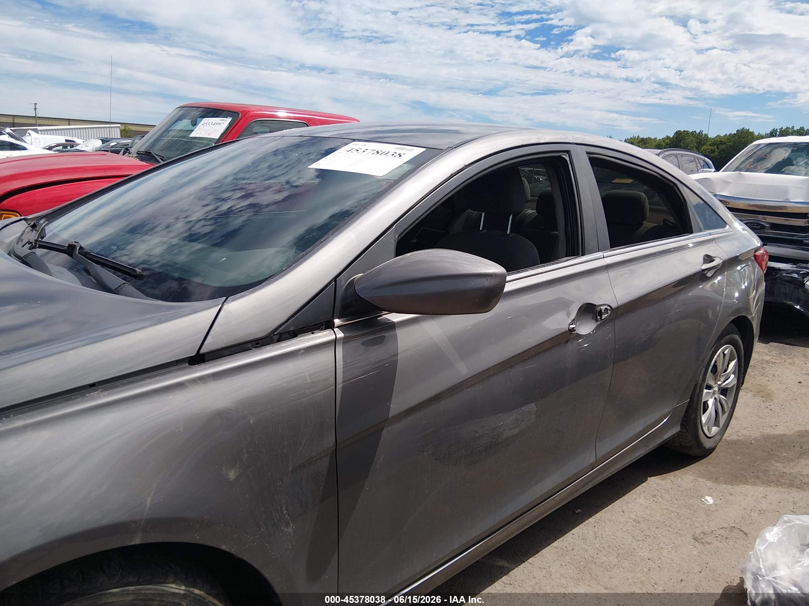 2011 Hyundai Sonata Gls Серый vin: 5NPEB4AC2BH093884