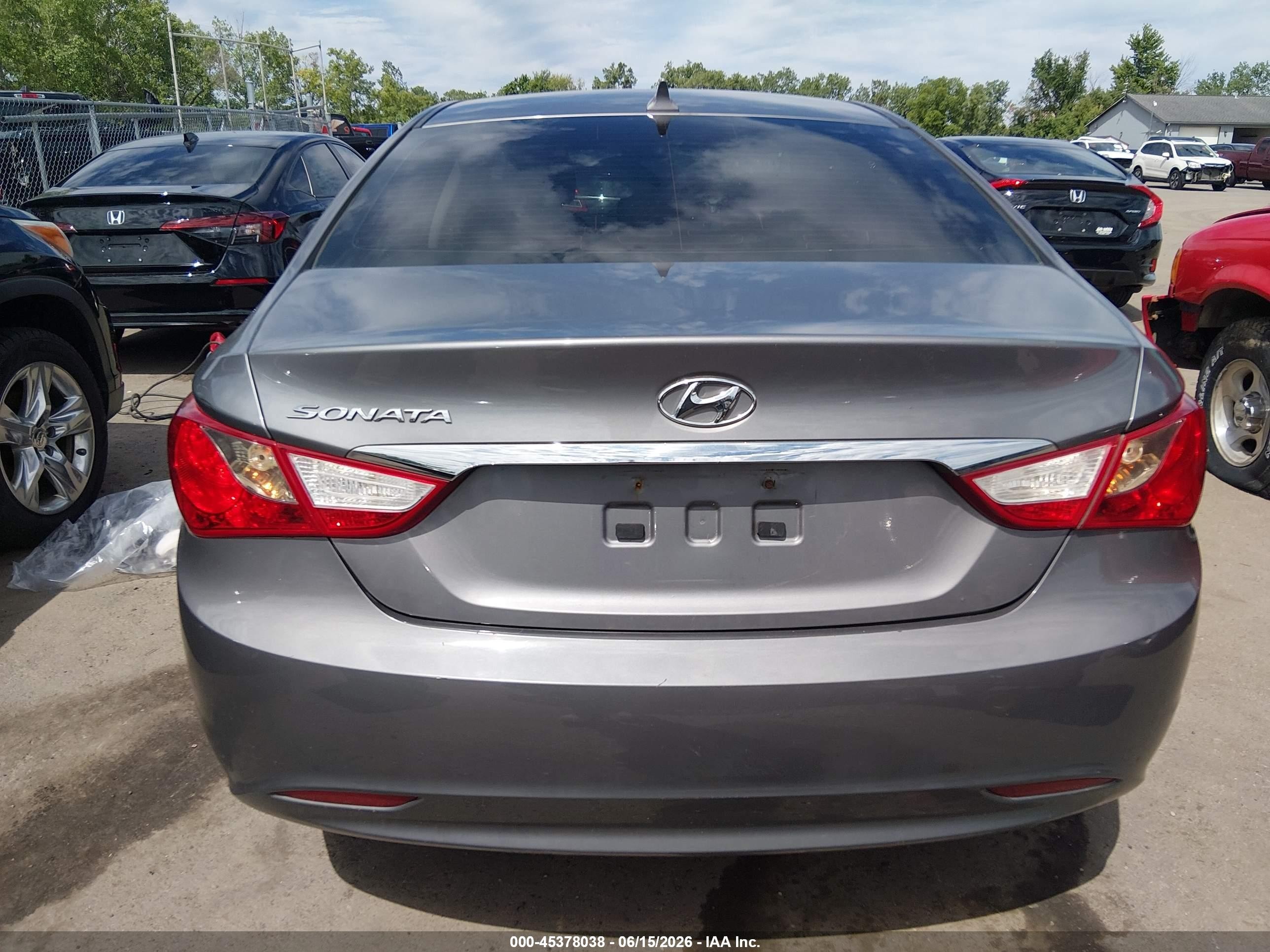 2011 Hyundai Sonata Gls Серый vin: 5NPEB4AC2BH093884