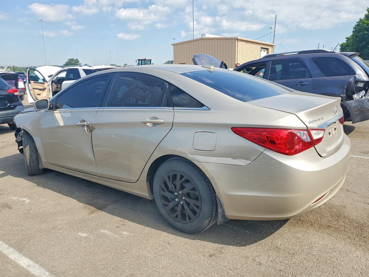 2011 Hyundai Sonata Gls Beige vin: 5NPEB4AC2BH096588