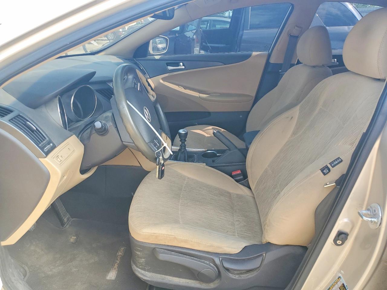2011 Hyundai Sonata Gls Beige vin: 5NPEB4AC2BH096588