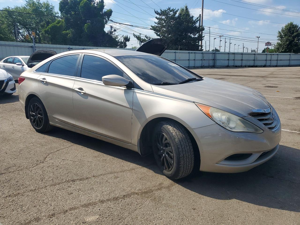 2011 Hyundai Sonata Gls Beige vin: 5NPEB4AC2BH096588