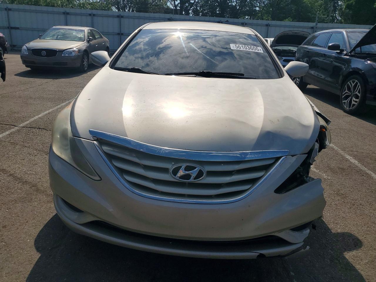 2011 Hyundai Sonata Gls Beige vin: 5NPEB4AC2BH096588