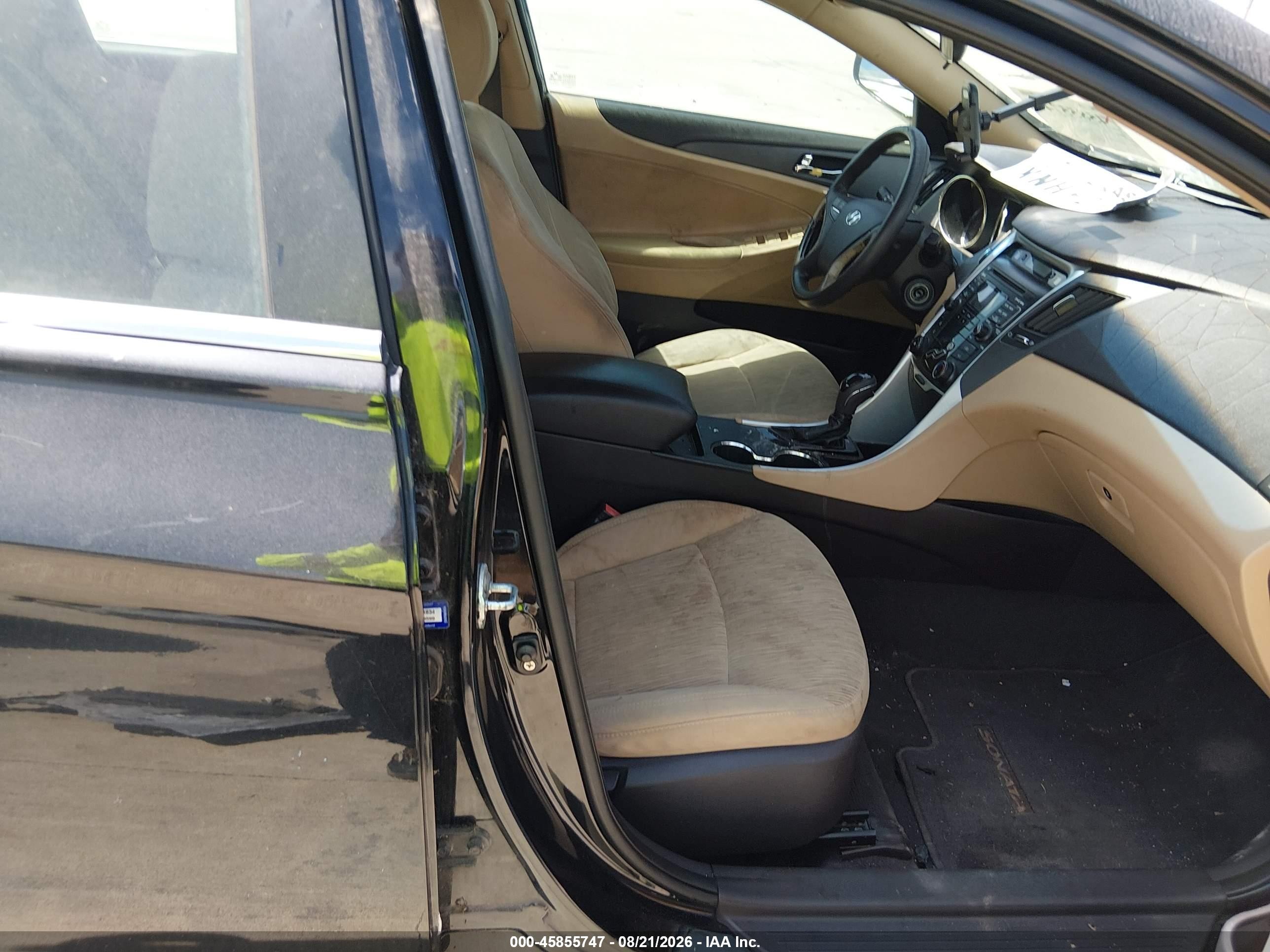 2011 Hyundai Sonata Gls Черный vin: 5NPEB4AC2BH101868