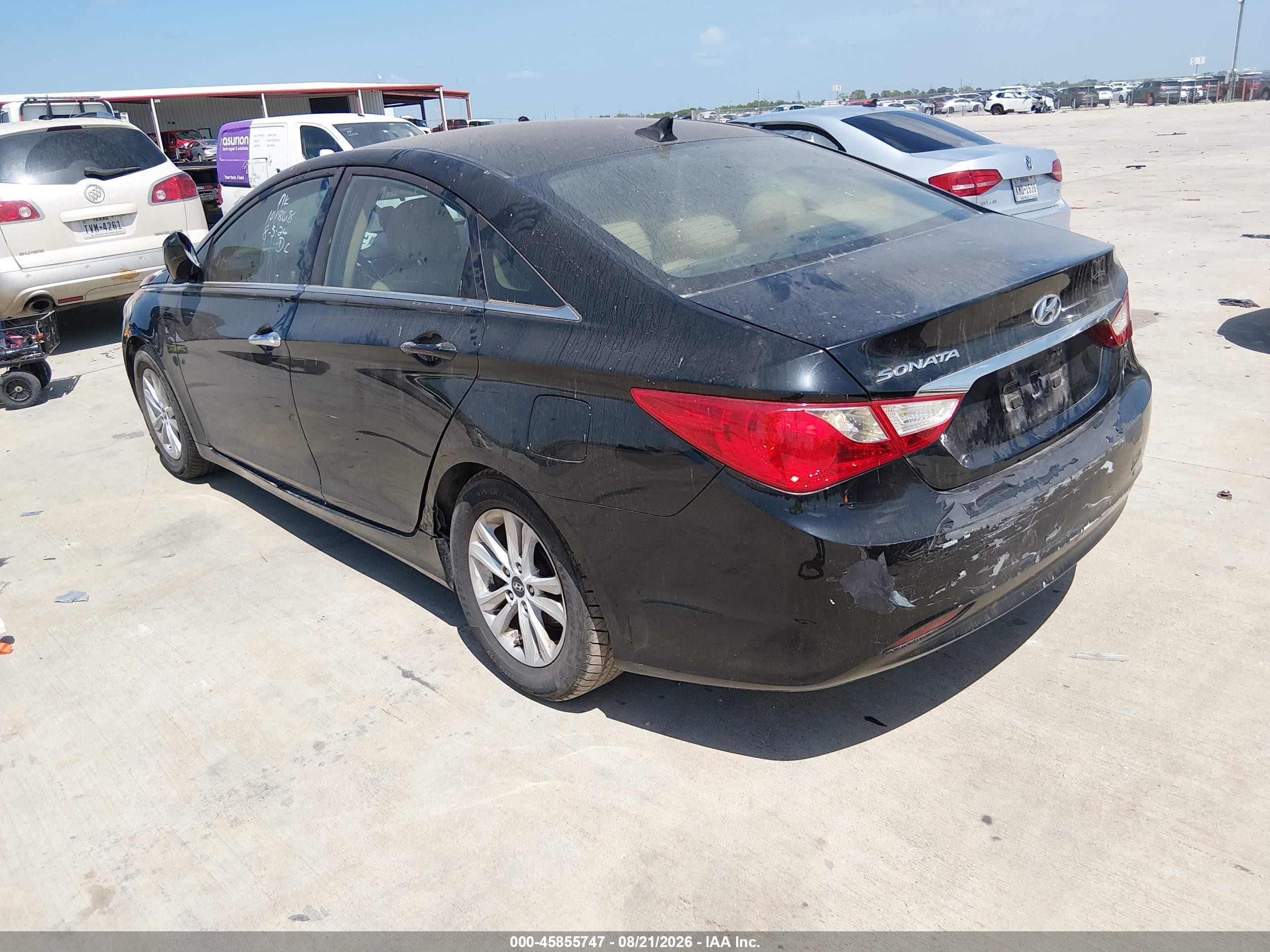 2011 Hyundai Sonata Gls Черный vin: 5NPEB4AC2BH101868