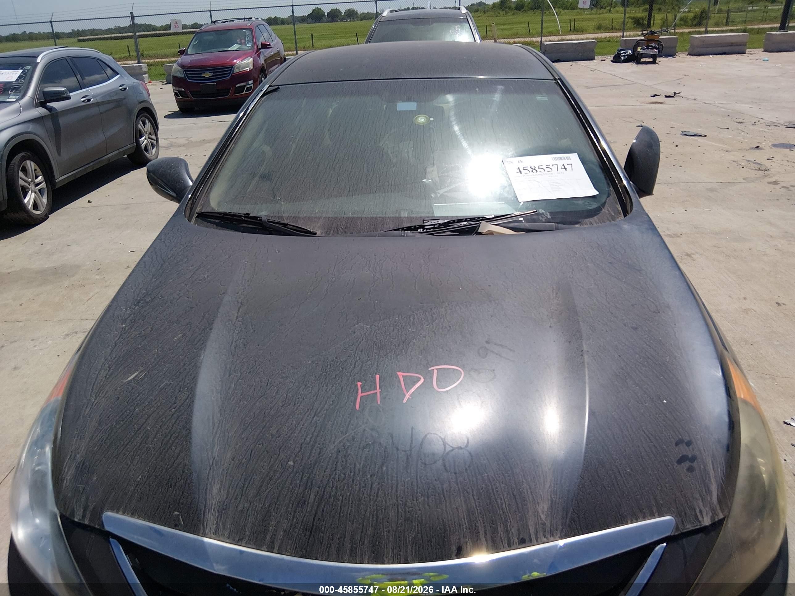 2011 Hyundai Sonata Gls Черный vin: 5NPEB4AC2BH101868