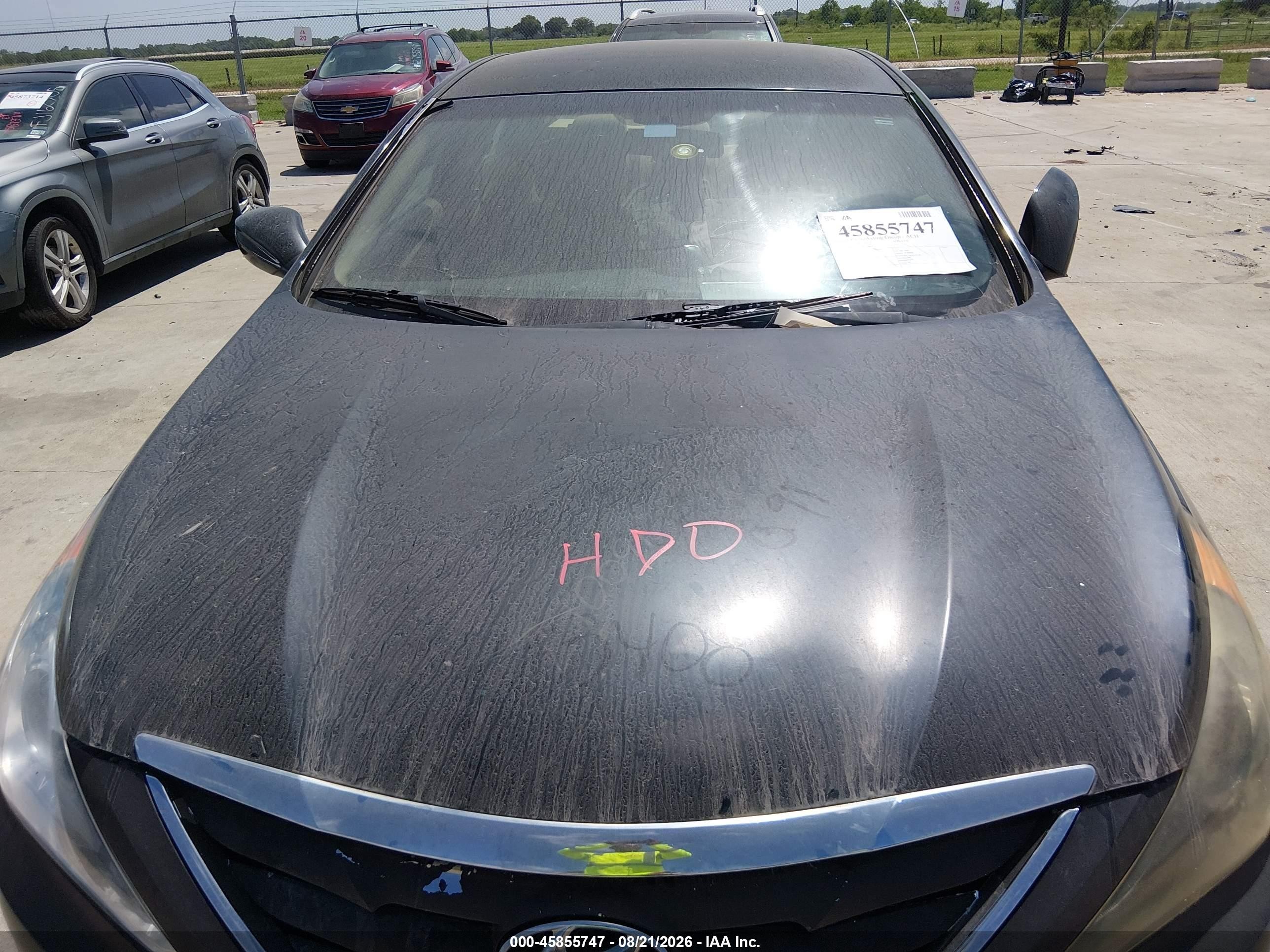 2011 Hyundai Sonata Gls Черный vin: 5NPEB4AC2BH101868
