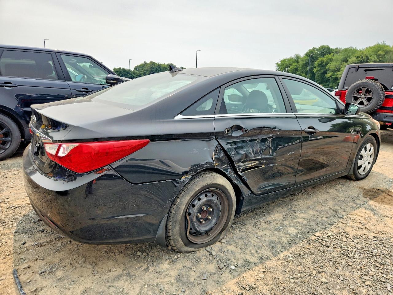 2011 Hyundai Sonata Gls Black vin: 5NPEB4AC2BH107220