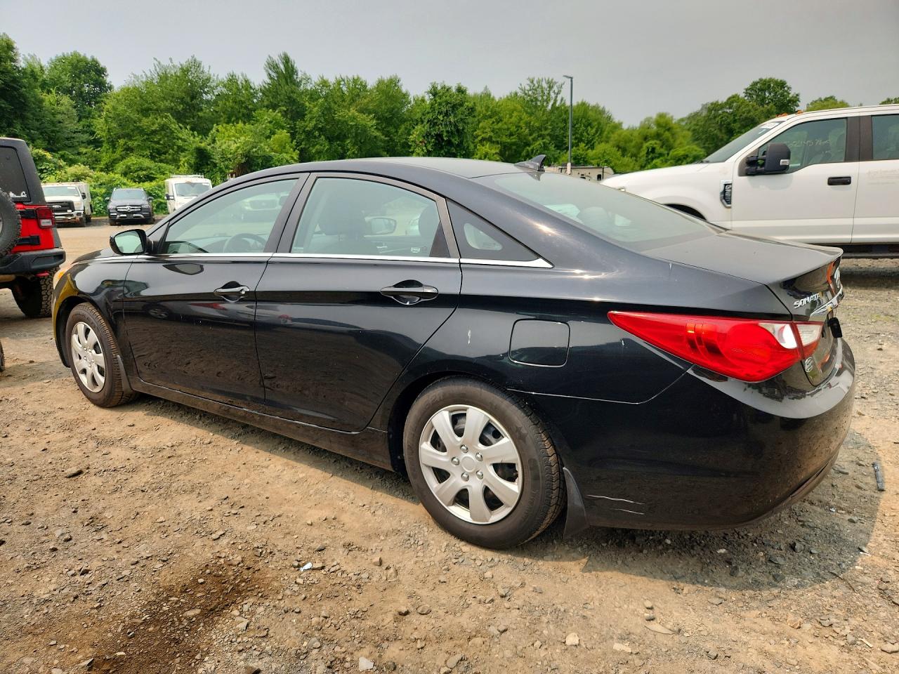 2011 Hyundai Sonata Gls Black vin: 5NPEB4AC2BH107220