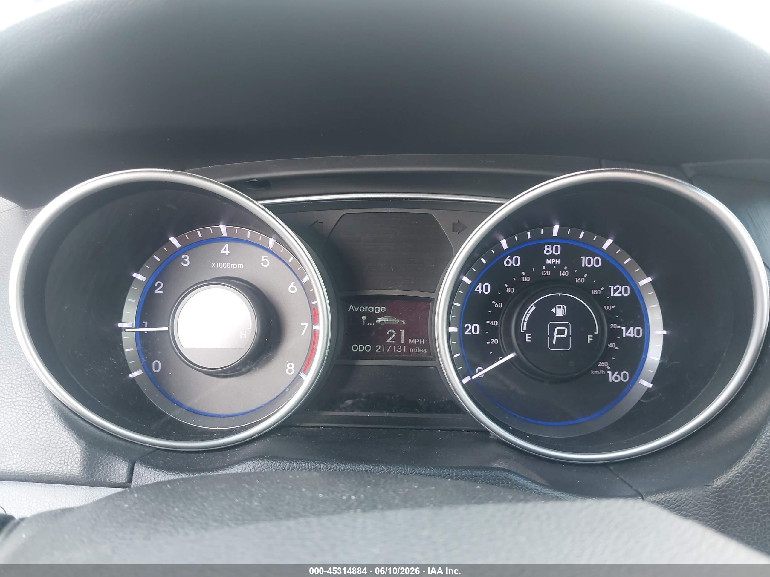 2011 Hyundai Sonata Gls Blue vin: 5NPEB4AC2BH109985