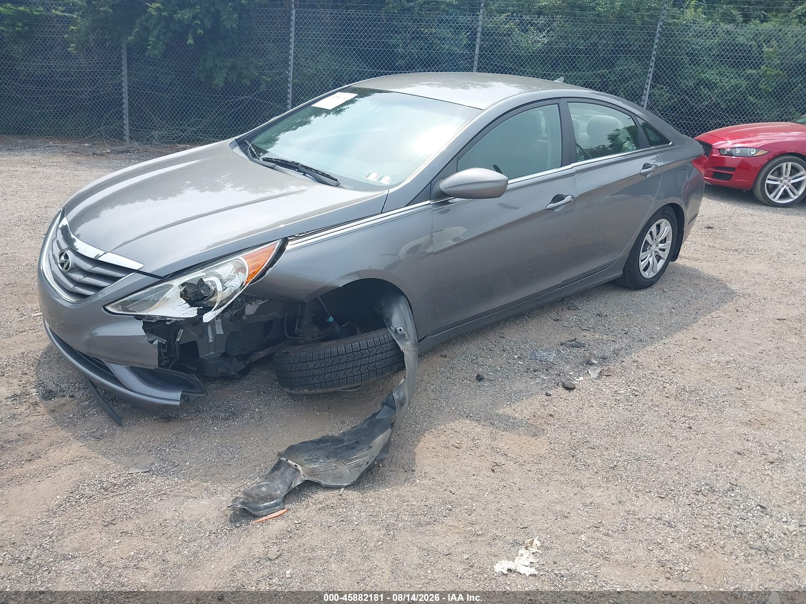 2011 Hyundai Sonata Gls Gray vin: 5NPEB4AC2BH111302