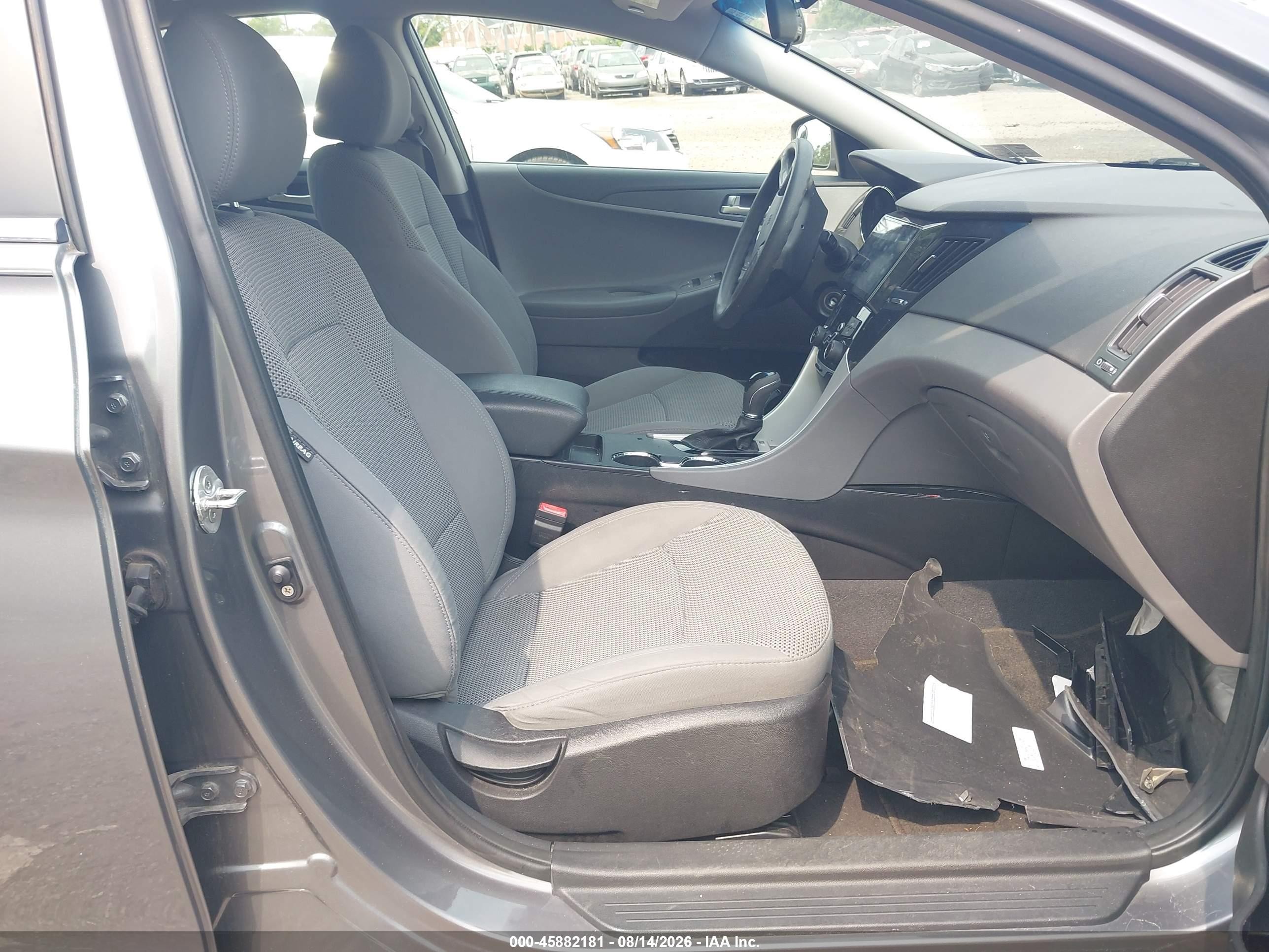 2011 Hyundai Sonata Gls Gray vin: 5NPEB4AC2BH111302