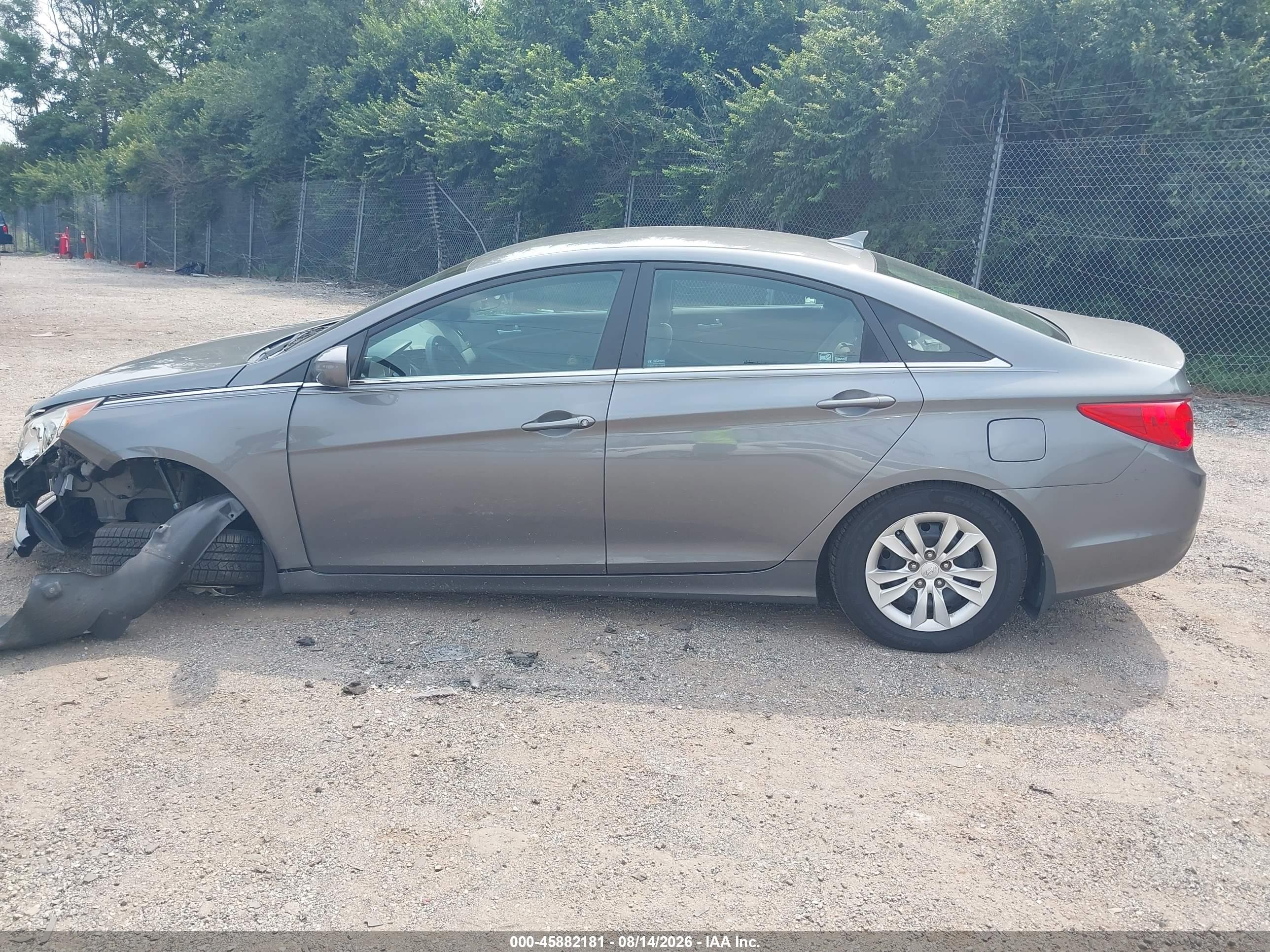 2011 Hyundai Sonata Gls Gray vin: 5NPEB4AC2BH111302