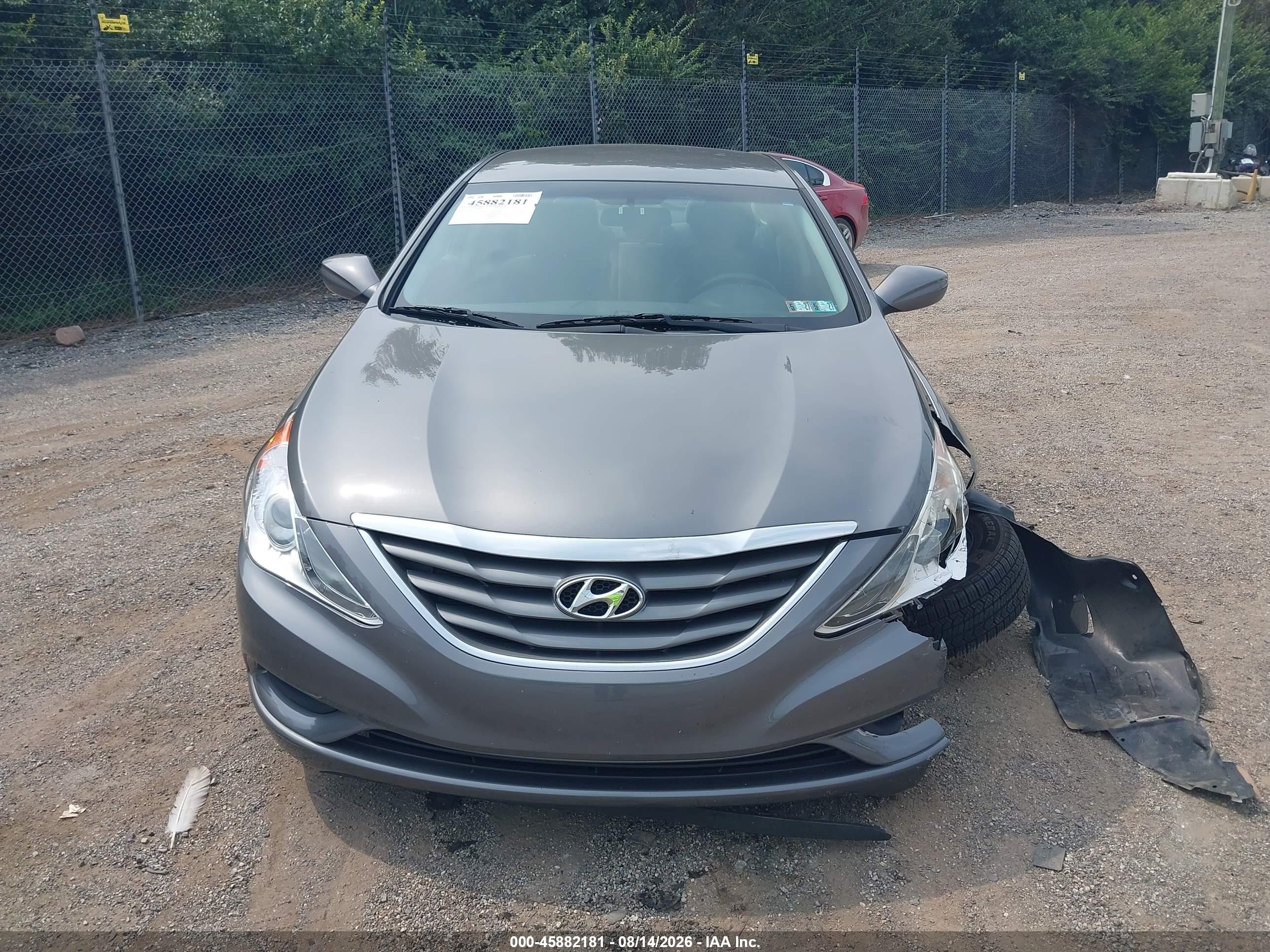 2011 Hyundai Sonata Gls Gray vin: 5NPEB4AC2BH111302