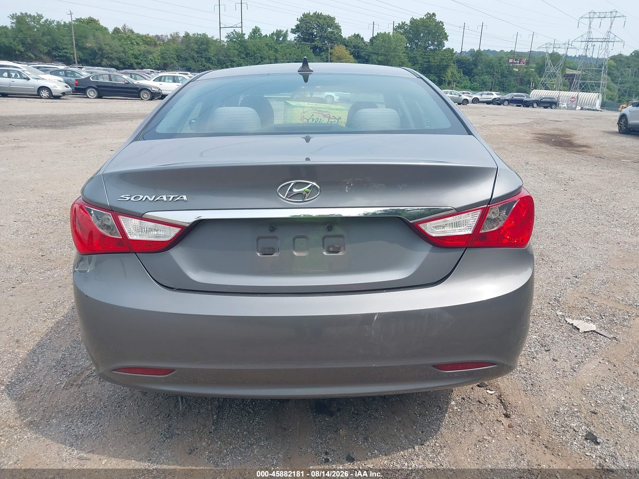 2011 Hyundai Sonata Gls Gray vin: 5NPEB4AC2BH111302