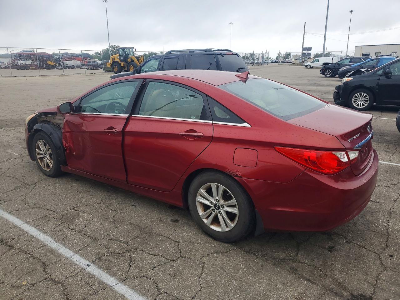 2011 Hyundai Sonata Gls Red vin: 5NPEB4AC2BH125040